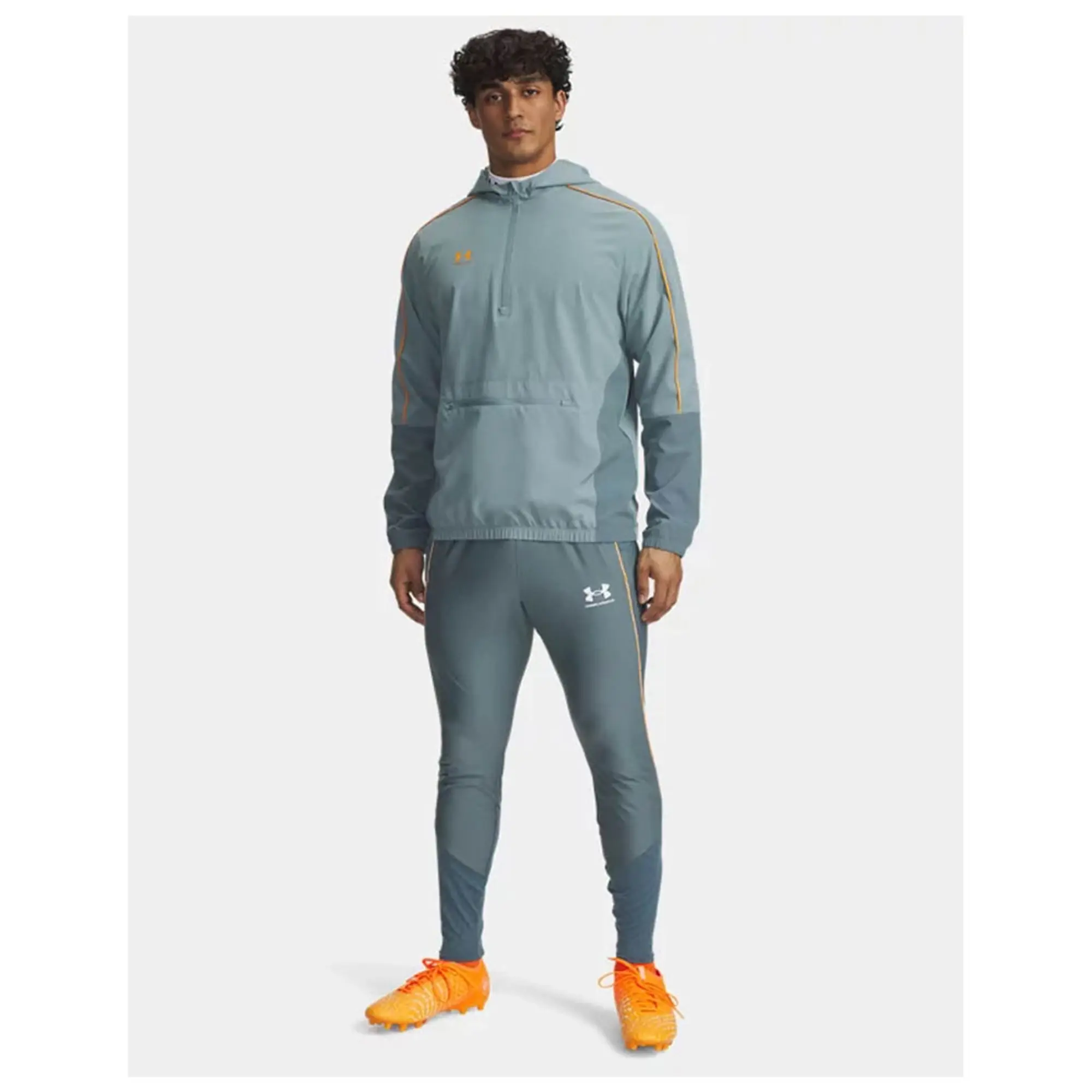 Under Armour  Challenger Pro Men's Pants Jasper Blue / Squad Orange L