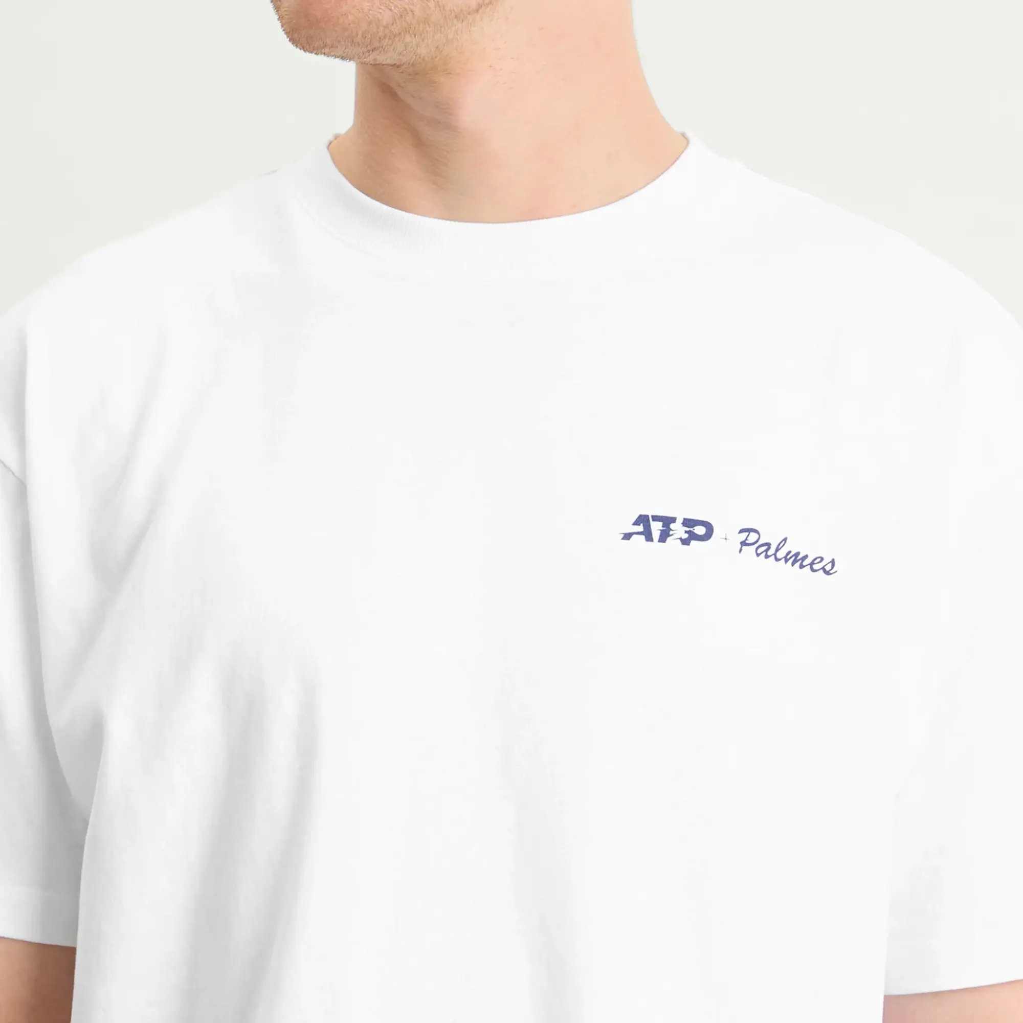 Palmes Men's x ATP Small Logo T-Shirt Presented by END. White