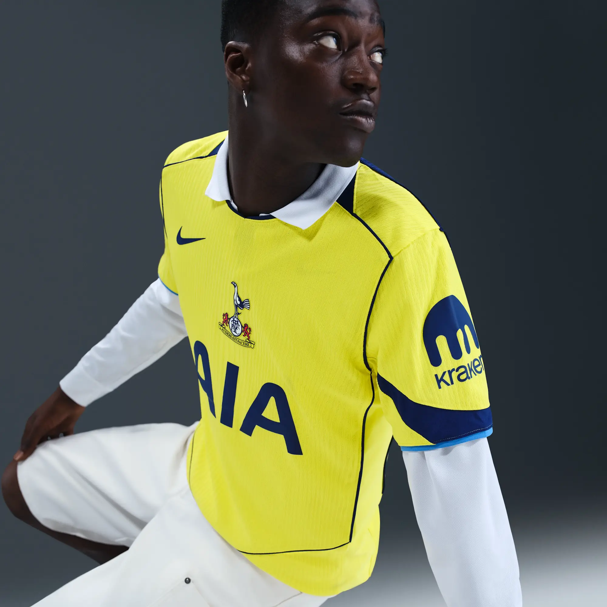 Tottenham Hotspur 2025/26 Match Third Men's Nike Dri-FIT ADV Total 90 Football Authentic Shirt - Yellow - Polyester
