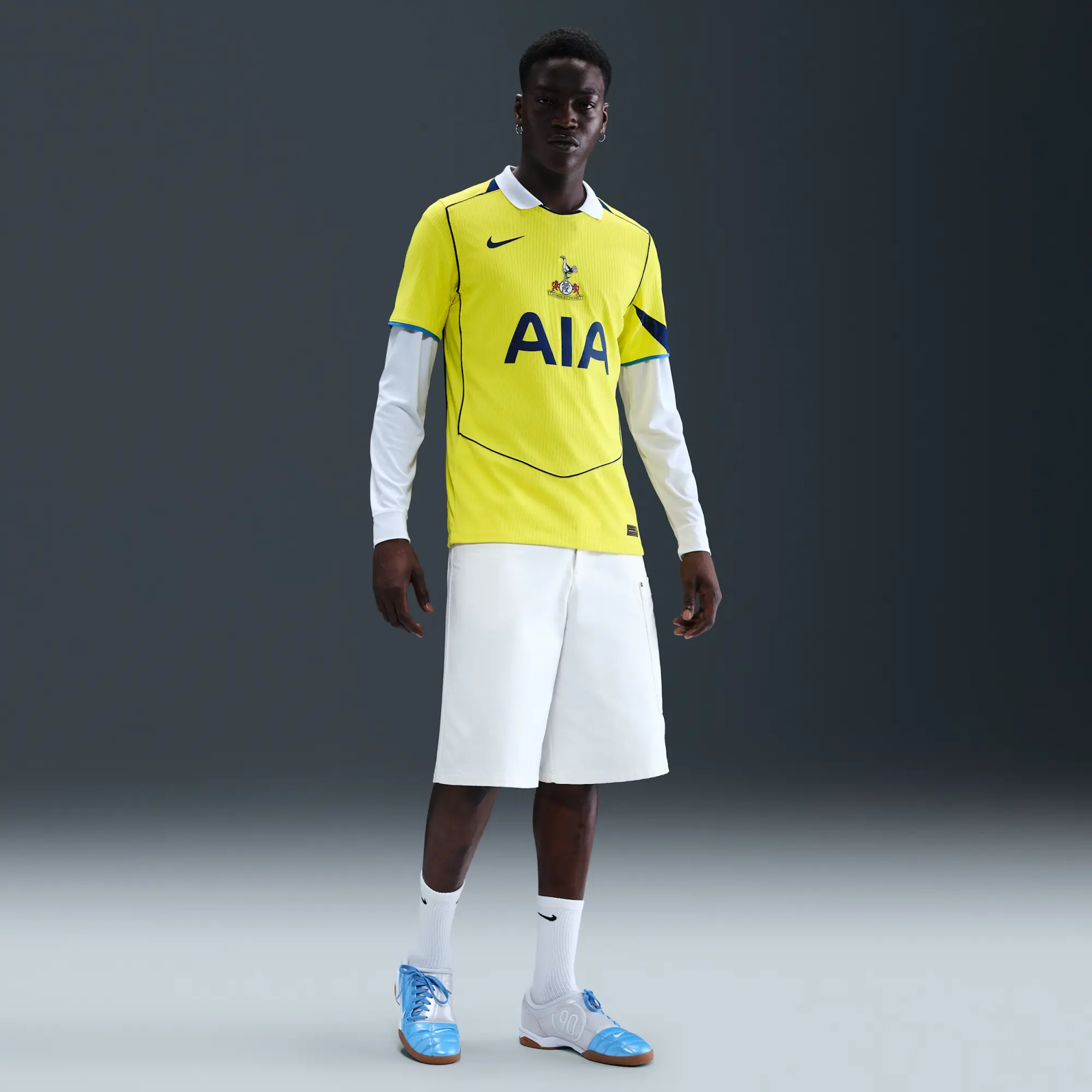 Tottenham Hotspur 2025/26 Match Third Men's Nike Dri-FIT ADV Total 90 Football Authentic Shirt - Yellow - Polyester