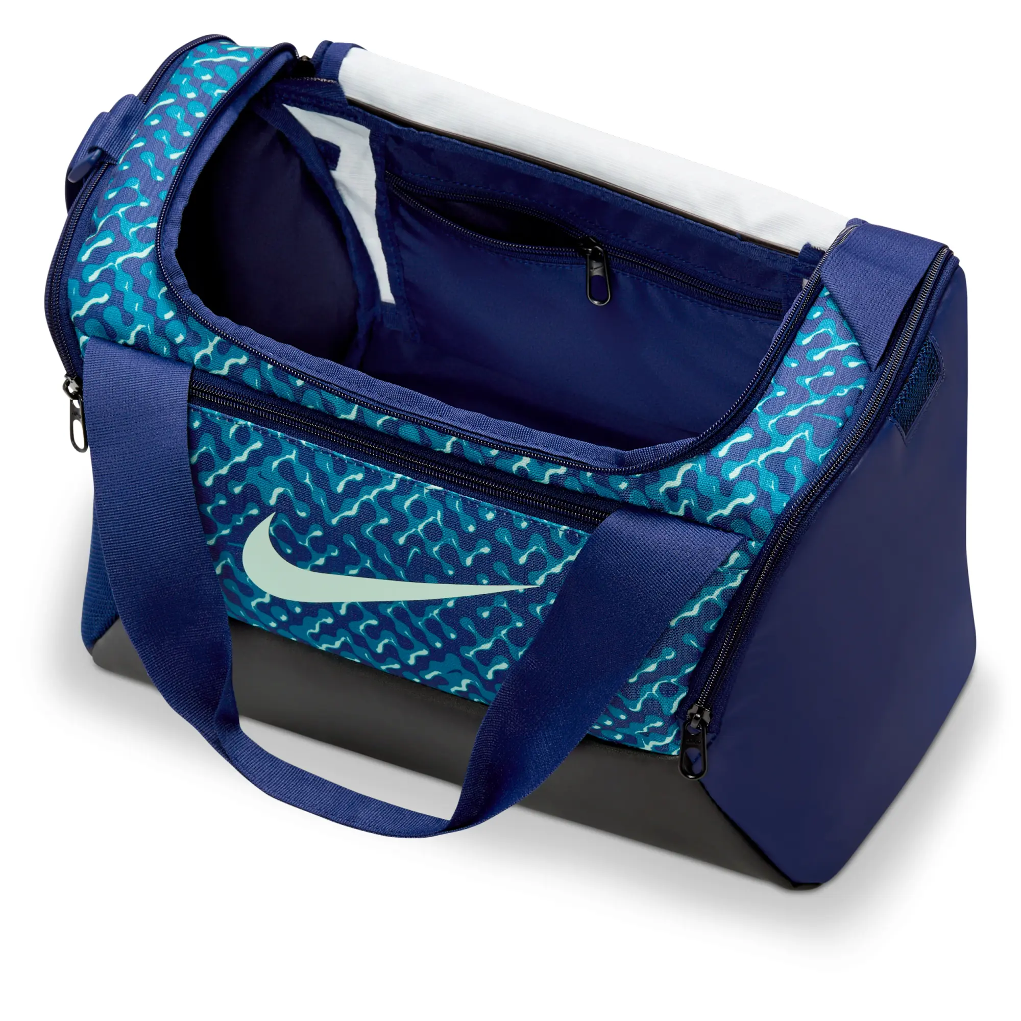 Nike Brasilia Duffel Bag (Extra Small, 25L) - Blue - Polyester