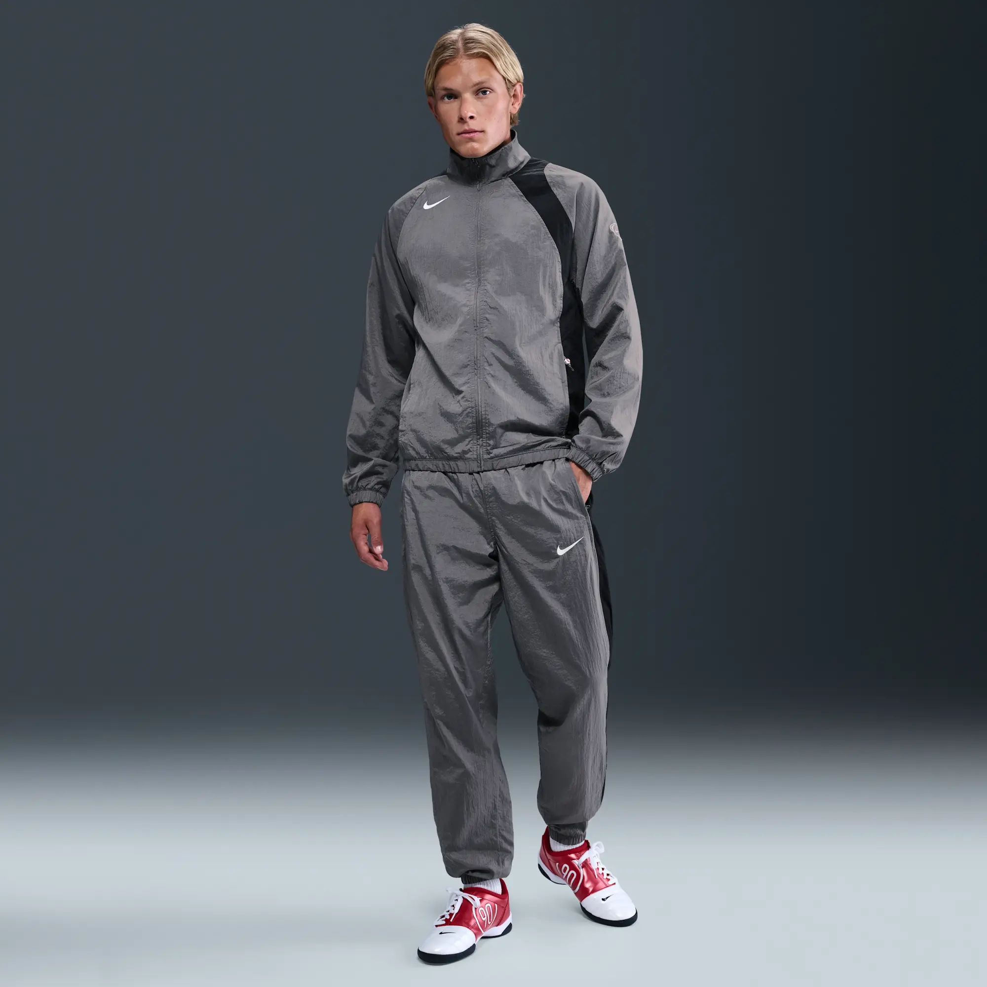 Nike Total 90 Men's Repel Football Tracksuit Bottoms - Grey - Nylon