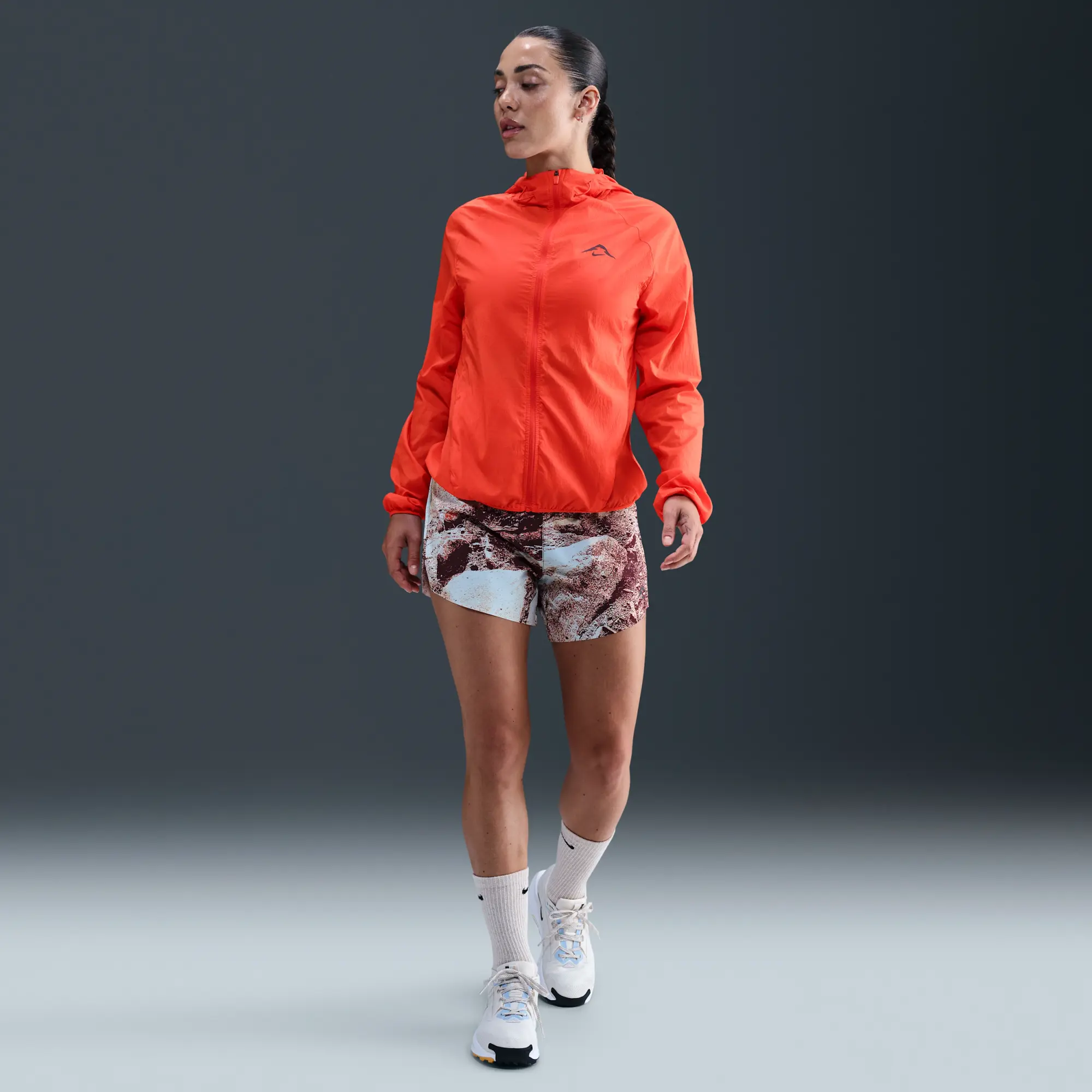 Nike Trail Women's Repel Running Jacket - Red - Nylon