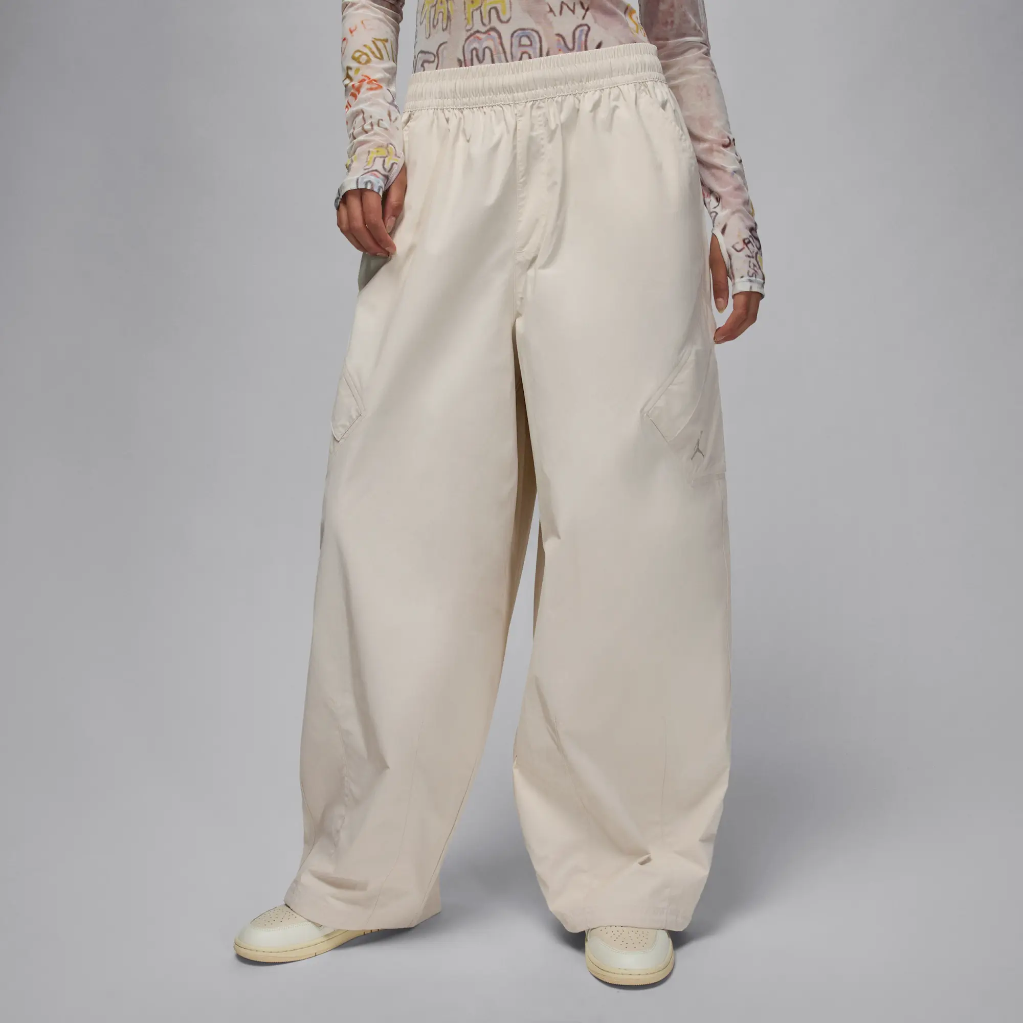 Nike Jordan Flight Chicago Women's Parachute Trousers - Brown - Nylon