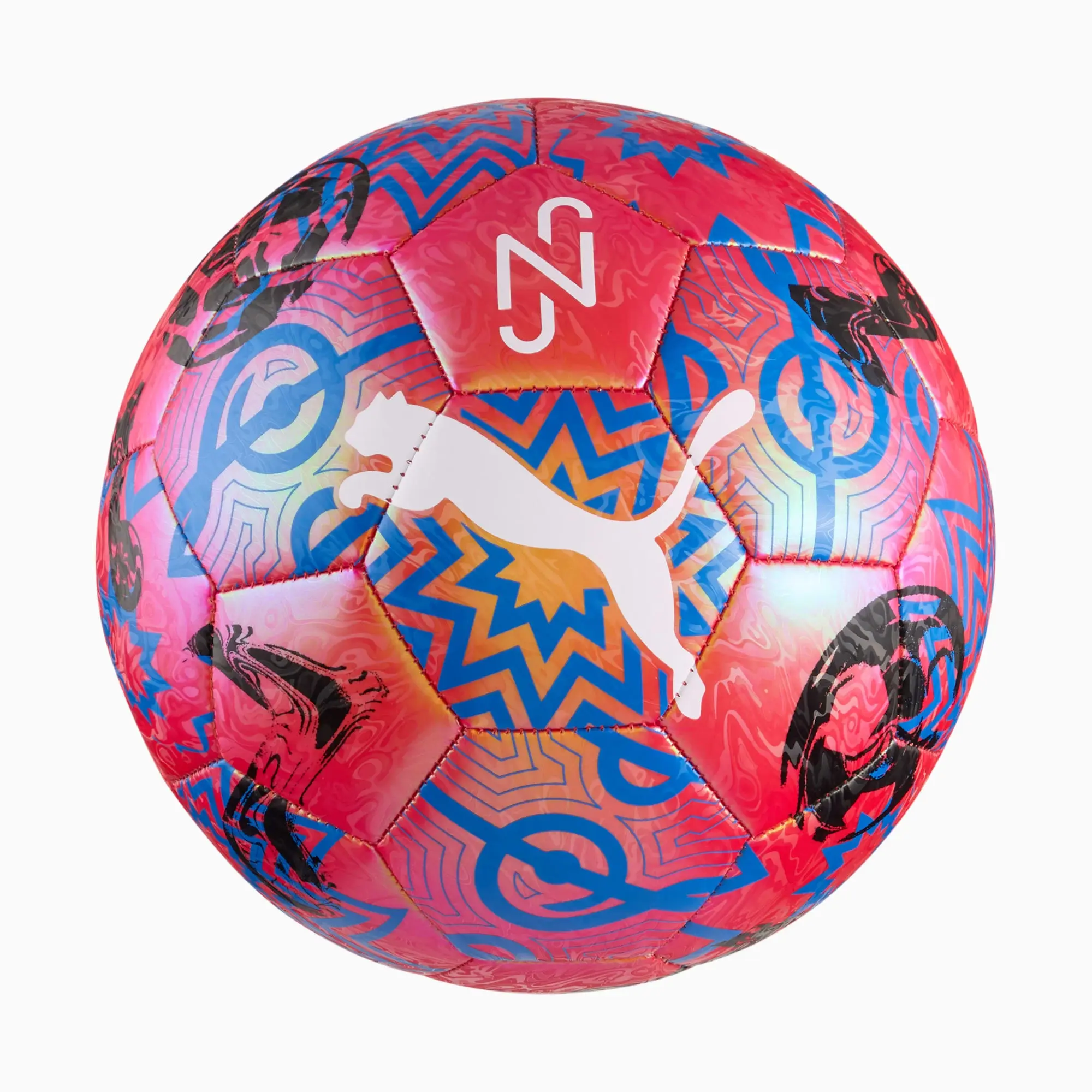 PUMA Neymar Jr Graphic Football, Red/Ultra Blue/White, size 3