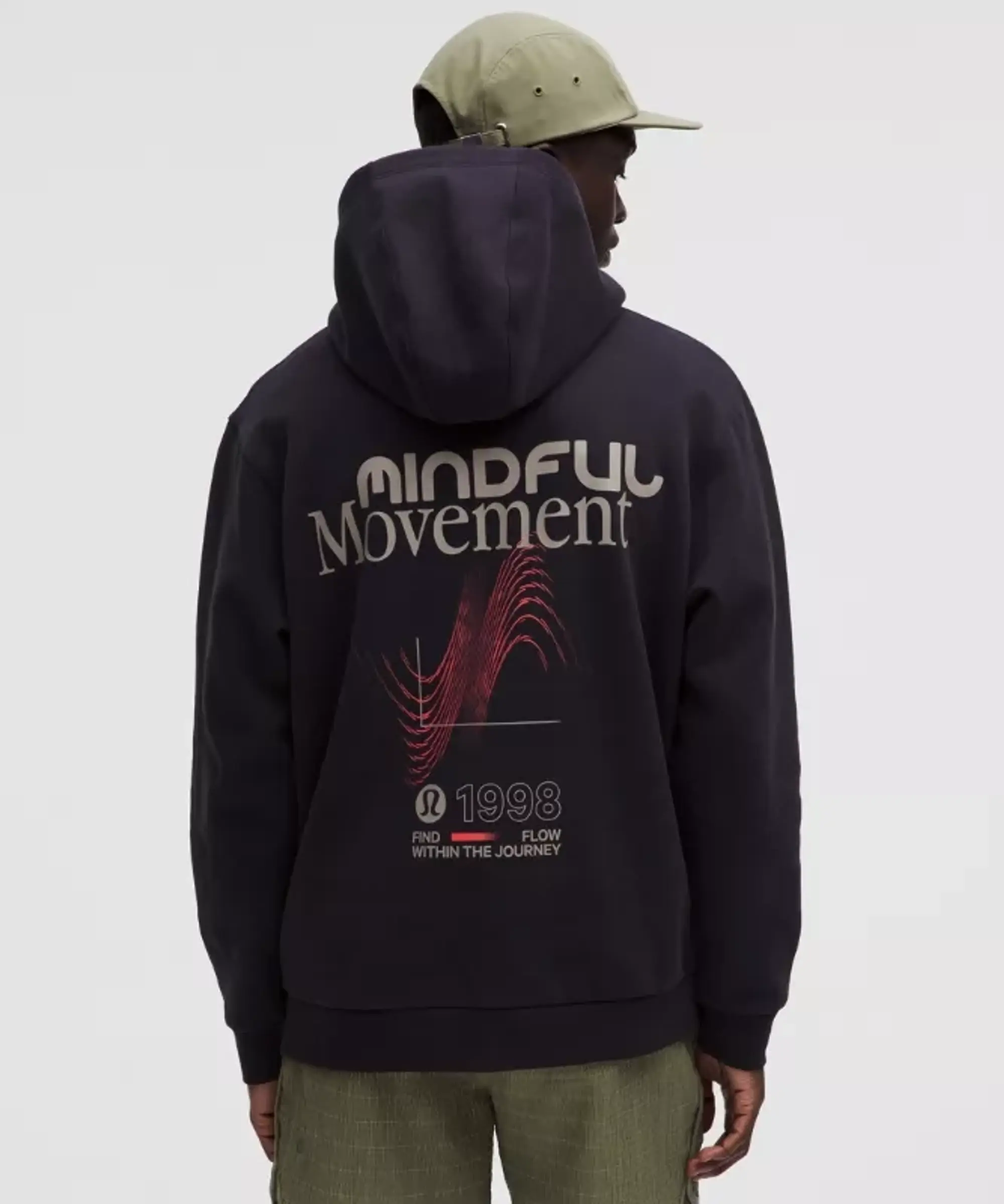 lululemon – Men's Steady State Pullover Hoodie Graphic – Color Black – Size 2XL