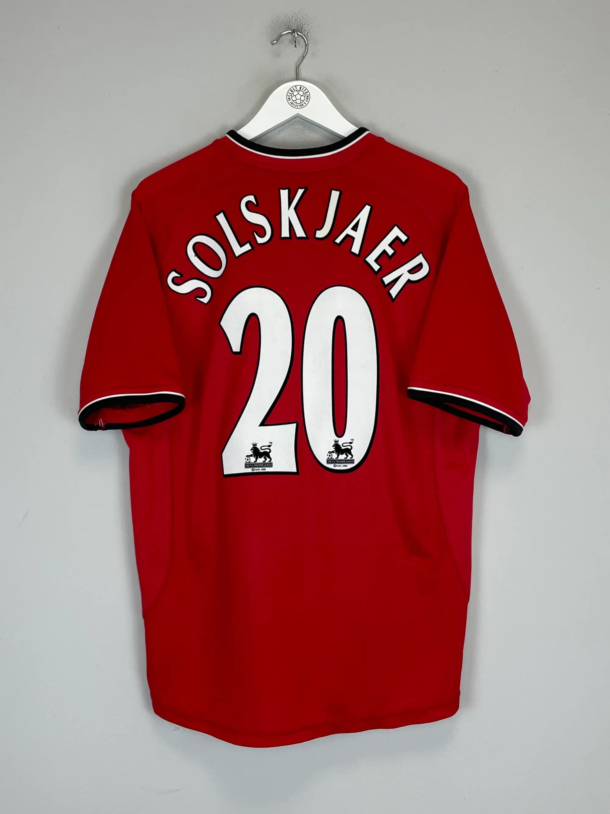 2000/01 MANCHESTER UNITED SOLSKJAER #20 HOME SHIRT (L) UMBRO | CULT KITS