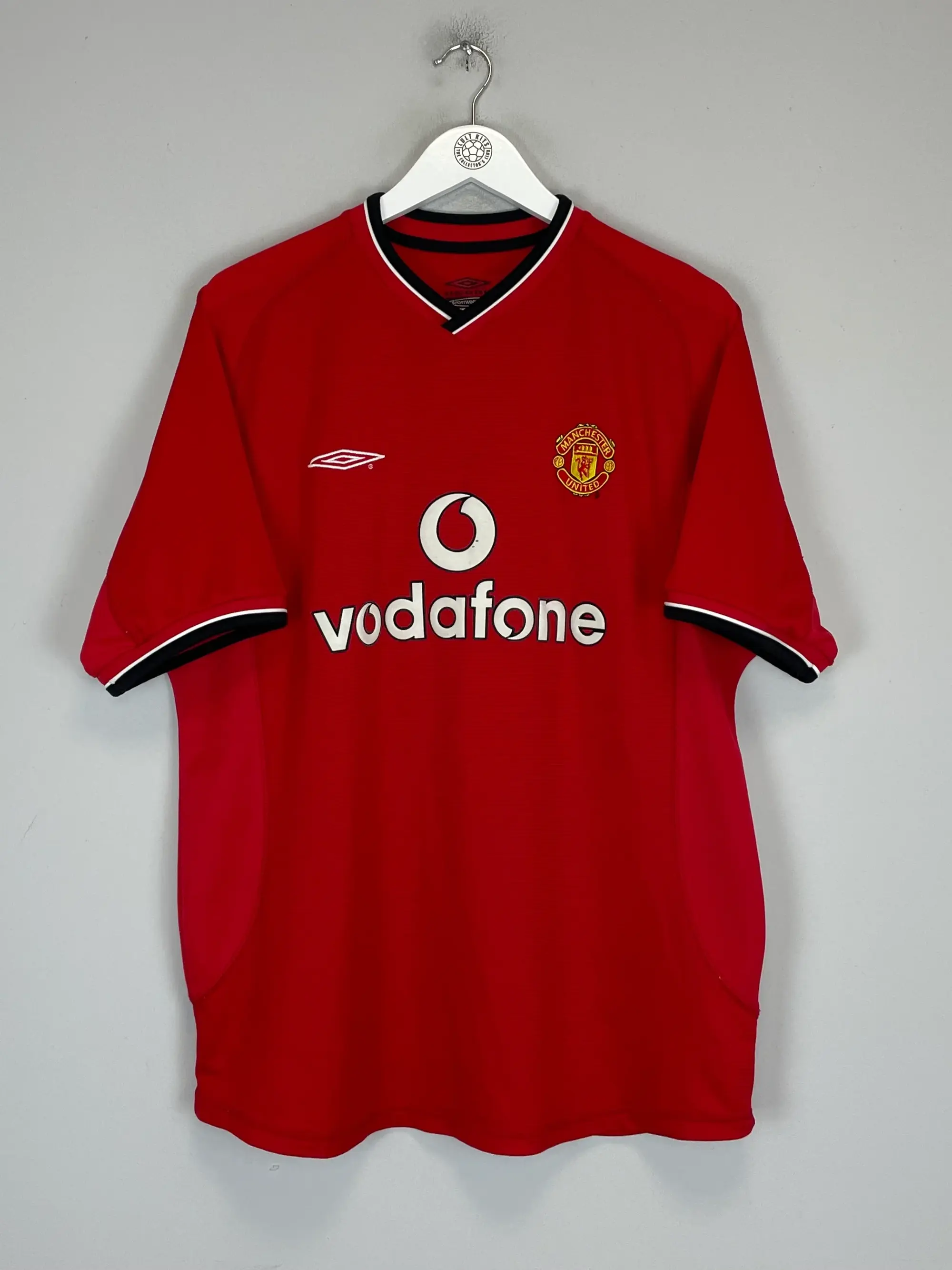 2000/01 MANCHESTER UNITED SOLSKJAER #20 HOME SHIRT (L) UMBRO | CULT KITS