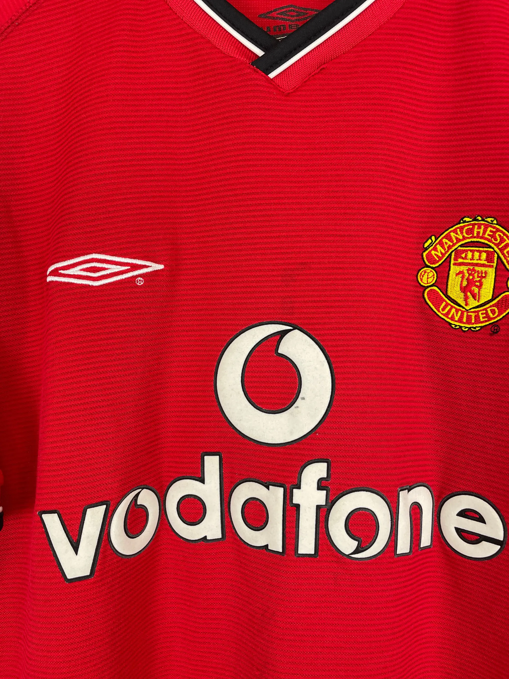 2000/01 MANCHESTER UNITED SOLSKJAER #20 HOME SHIRT (L) UMBRO | CULT KITS