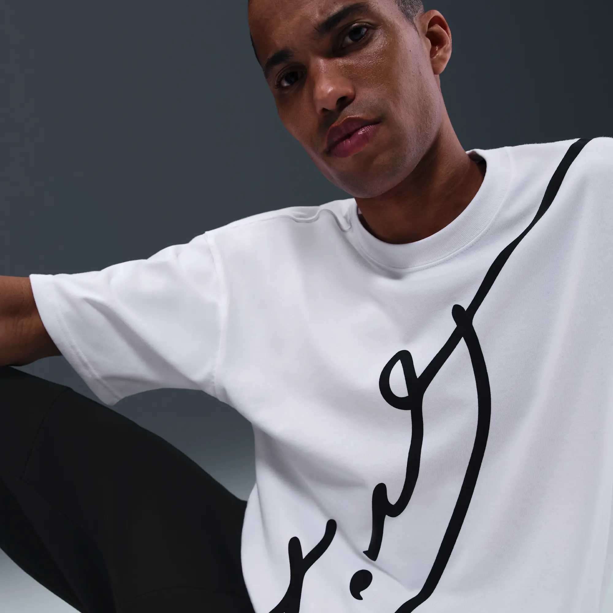Nike Kobe Men's Dri-FIT Basketball T-Shirt - White - Polyester/Cotton