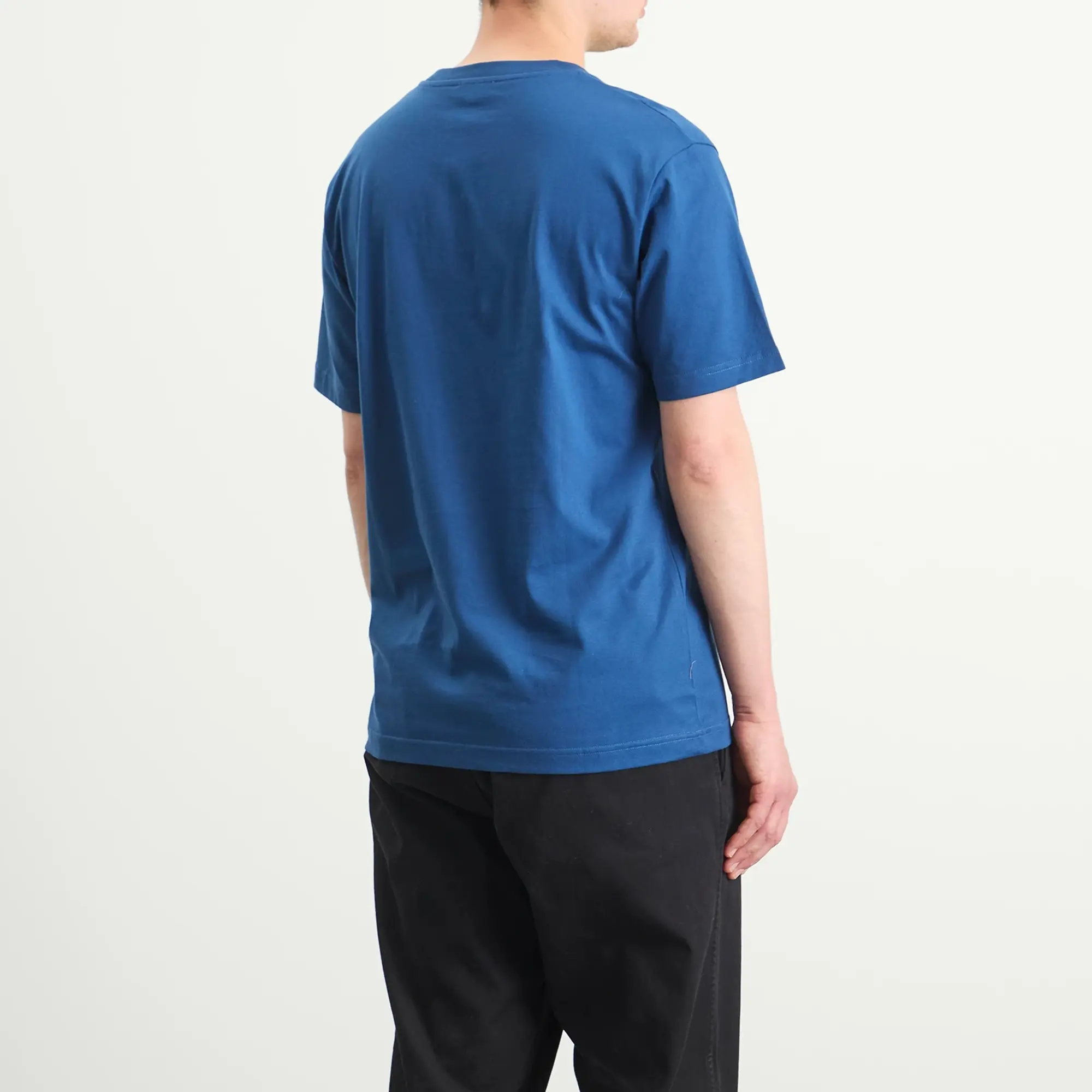 Norse Projects Men's Johannes Organic NORSE Logo Print T-shirt Estate Blue