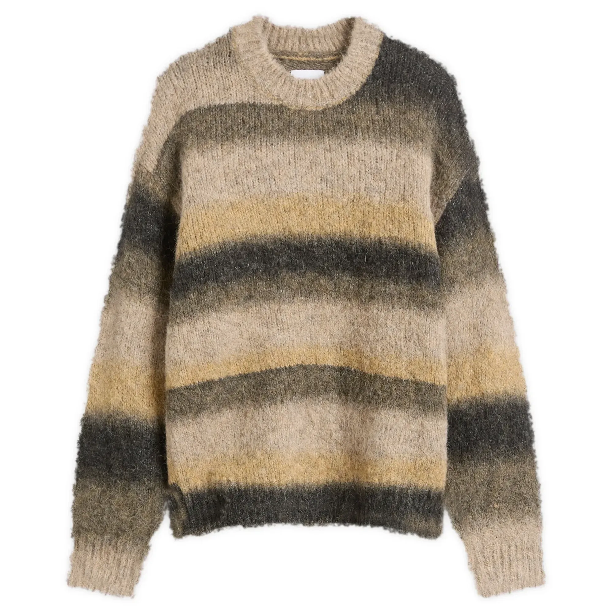 Norse Projects Men's Jonas Gradient Alpaca Sweater Utility Khaki