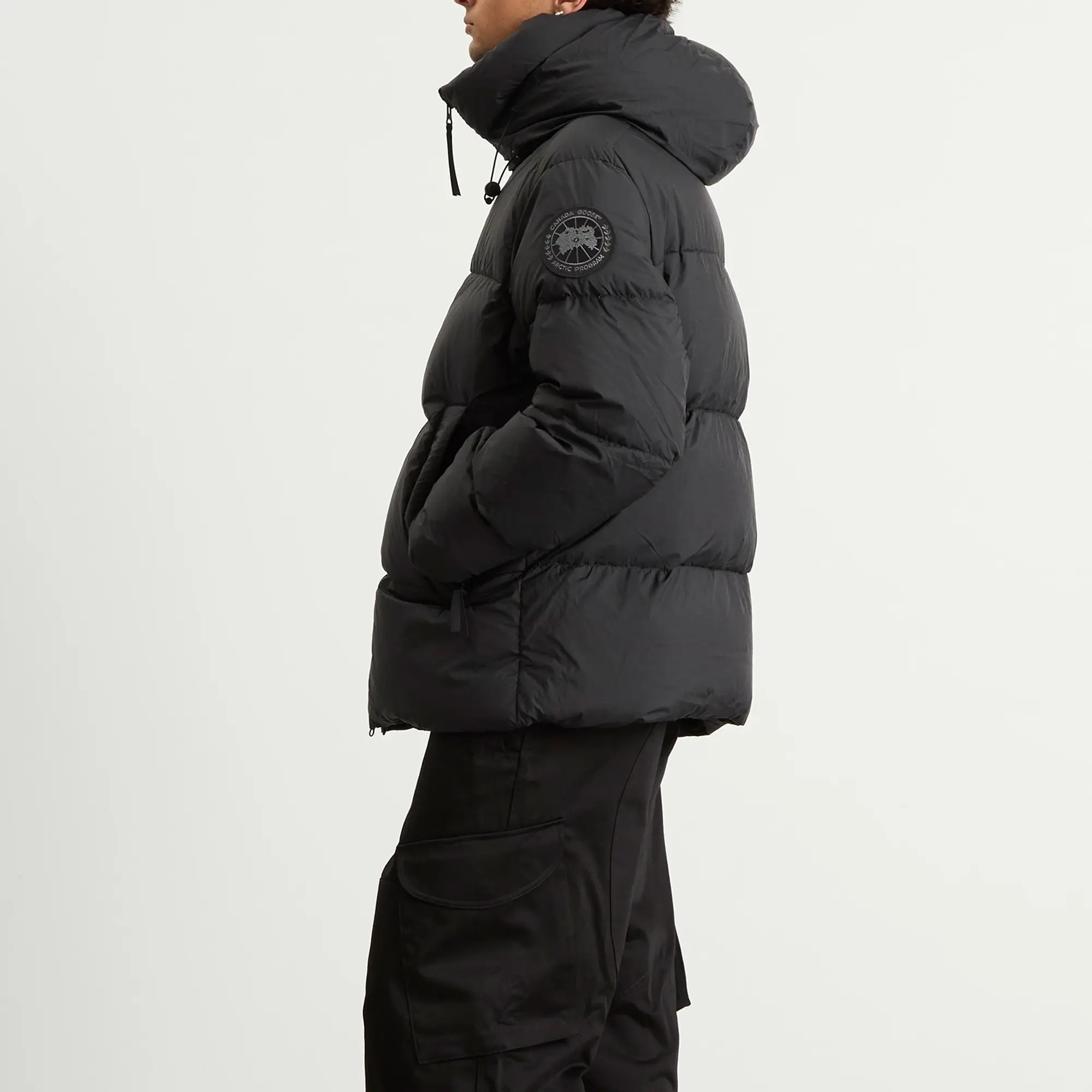 Canada Goose Men's Crofton Matte Puffer Jacket Black
