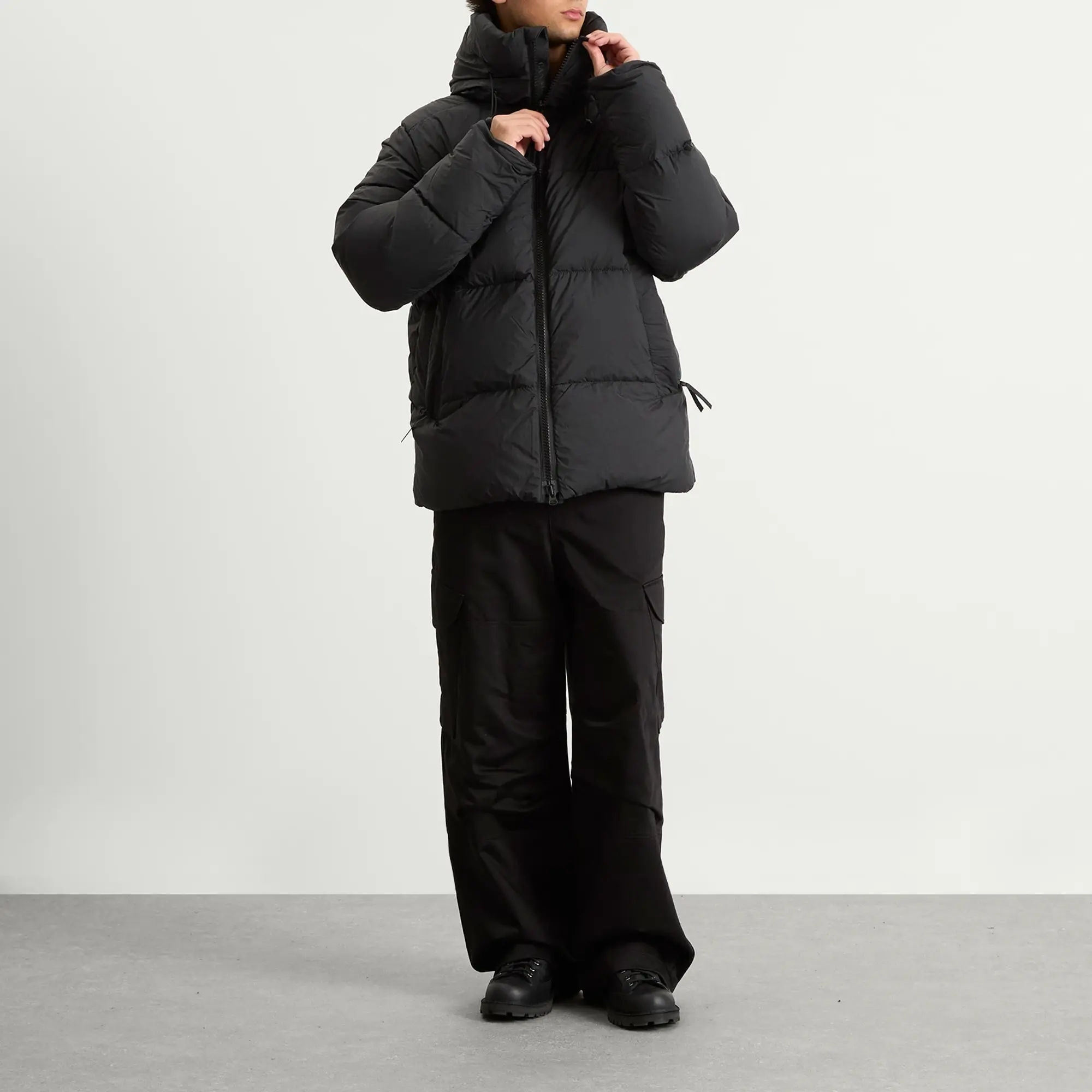 Canada Goose Men's Crofton Matte Puffer Jacket Black