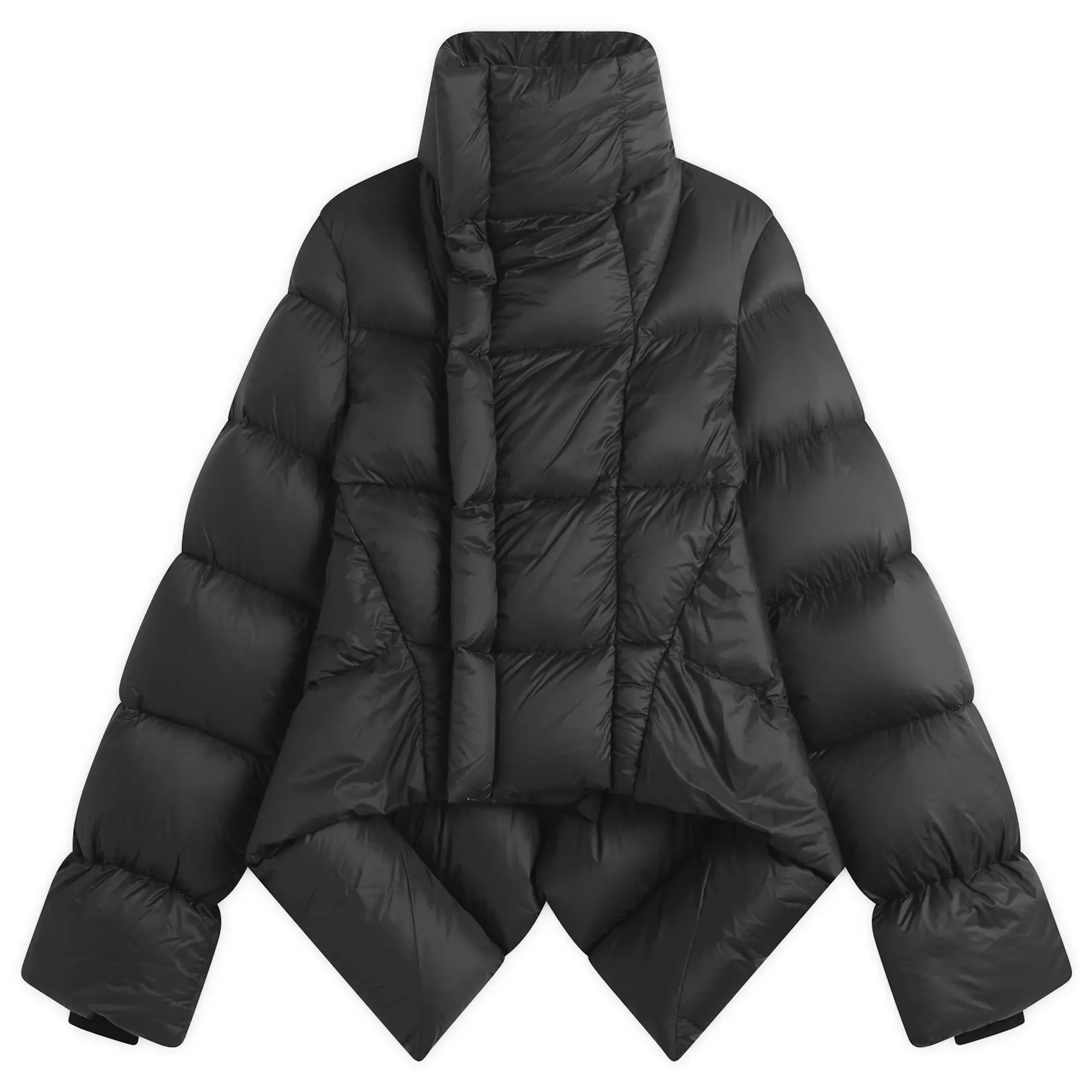 Rick Owens Women's Naska Duvet High Neck Padded Jacket Black
