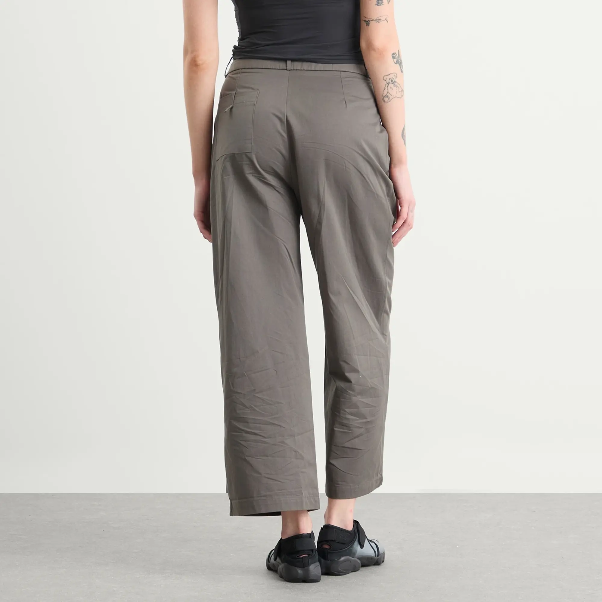 Deiji Studios Women's Two Layer Pants Charcoal