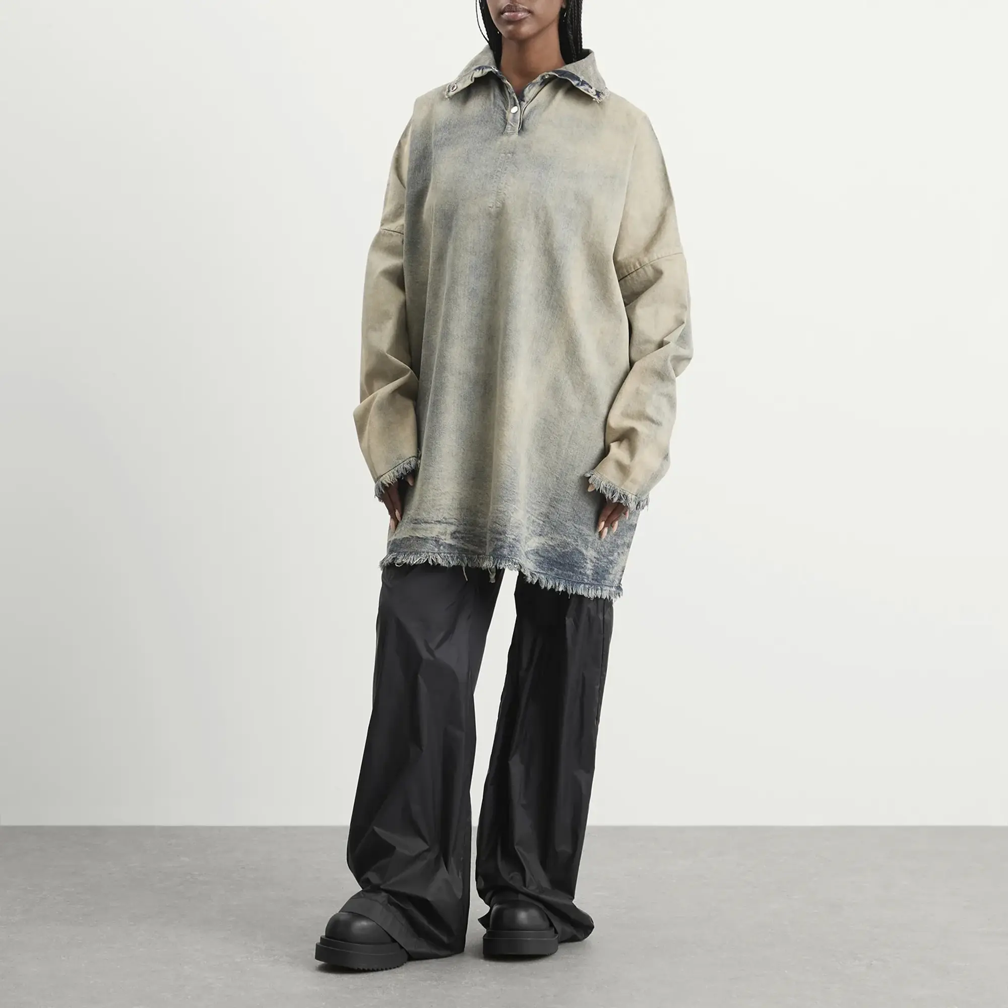 Rick Owens DRKSHDW Women's Long Sleeve T-Shirt Mineral Pearl
