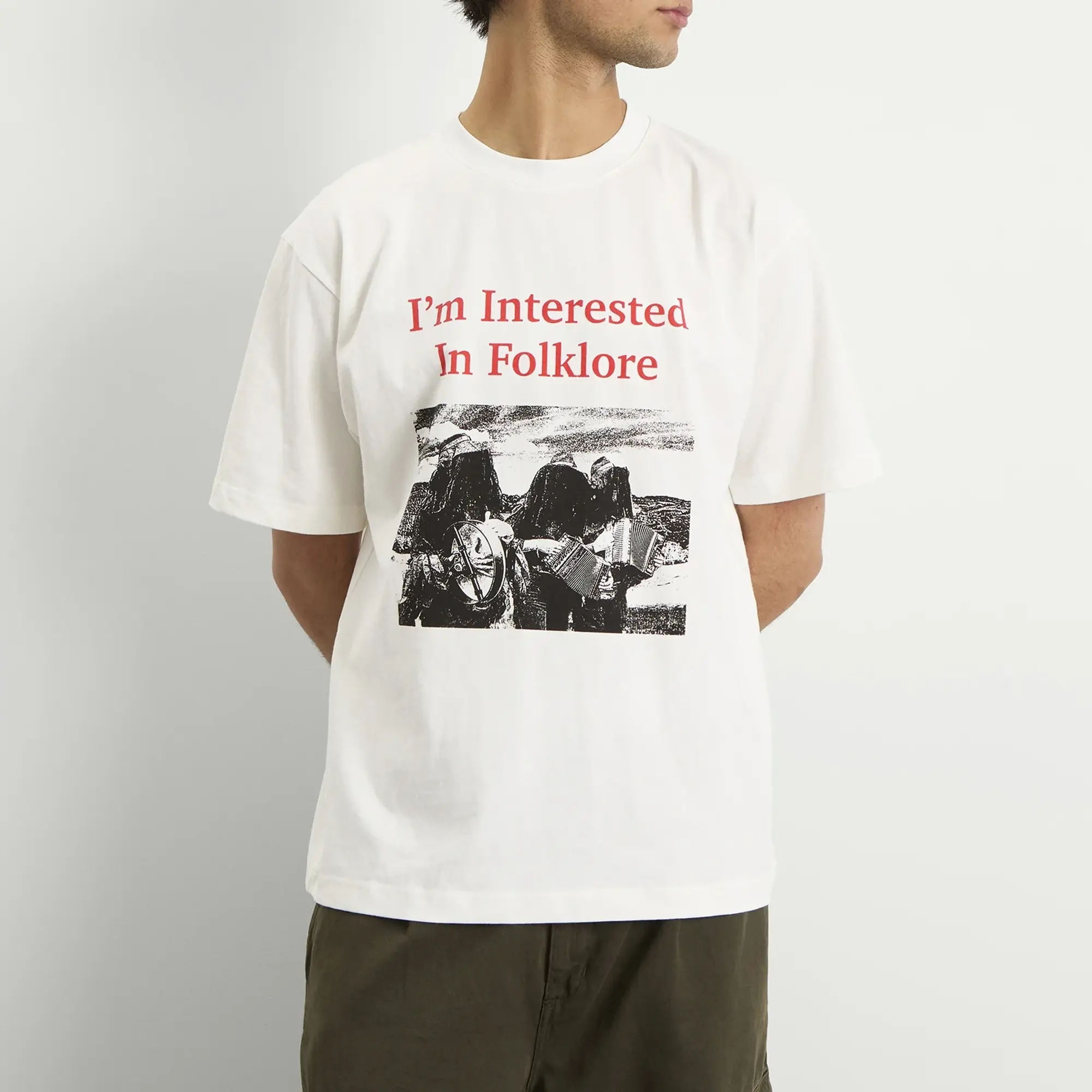 Heresy Men's I'm Interested T-Shirt Ecru