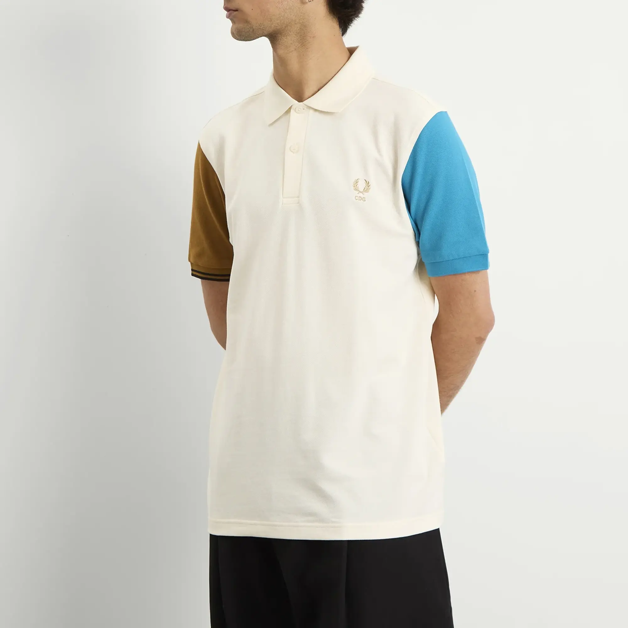Comme des Garçons SHIRT Men's X Fred Perry Polo Shirt Multi