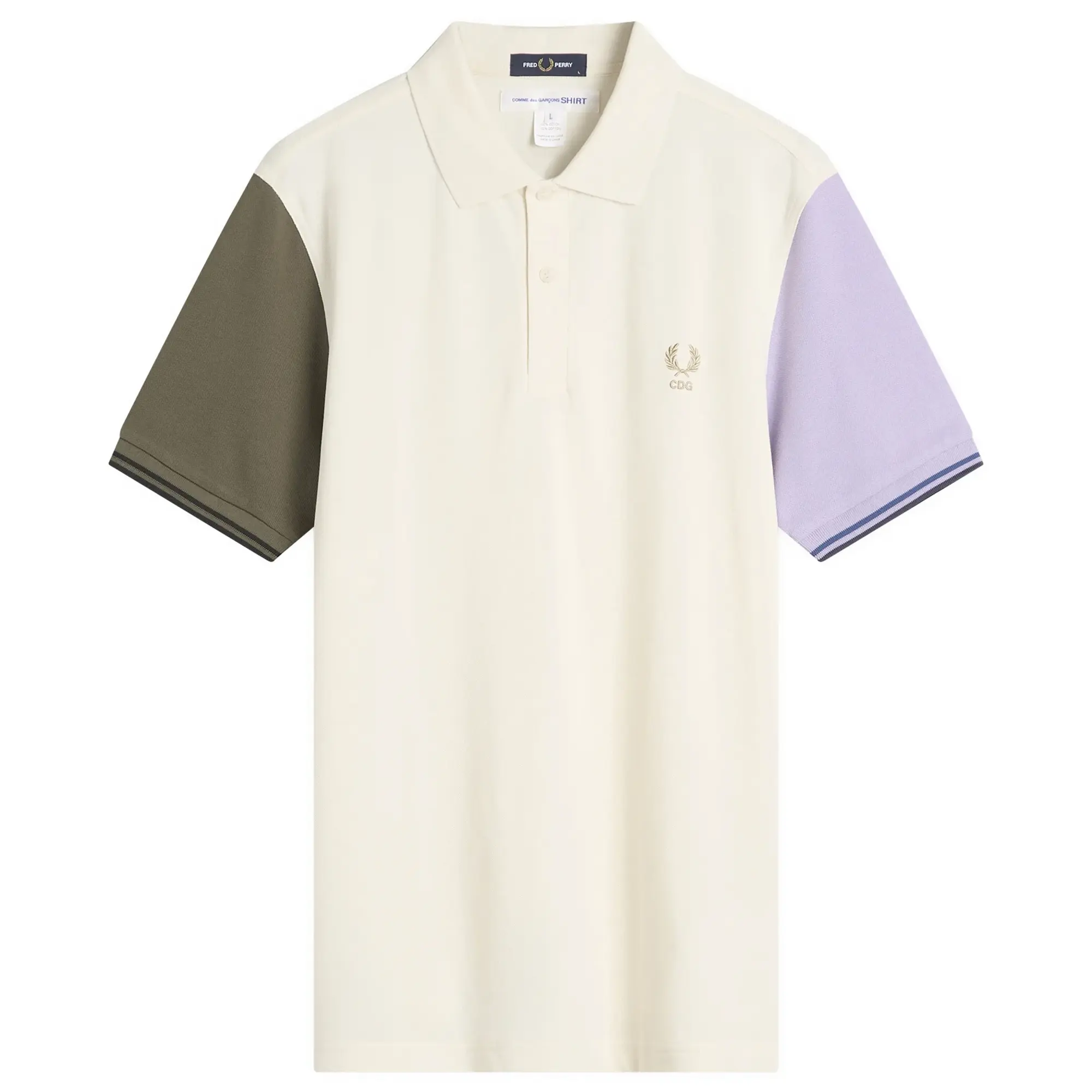 Comme des Garçons SHIRT Men's X Fred Perry Polo Shirt Multi