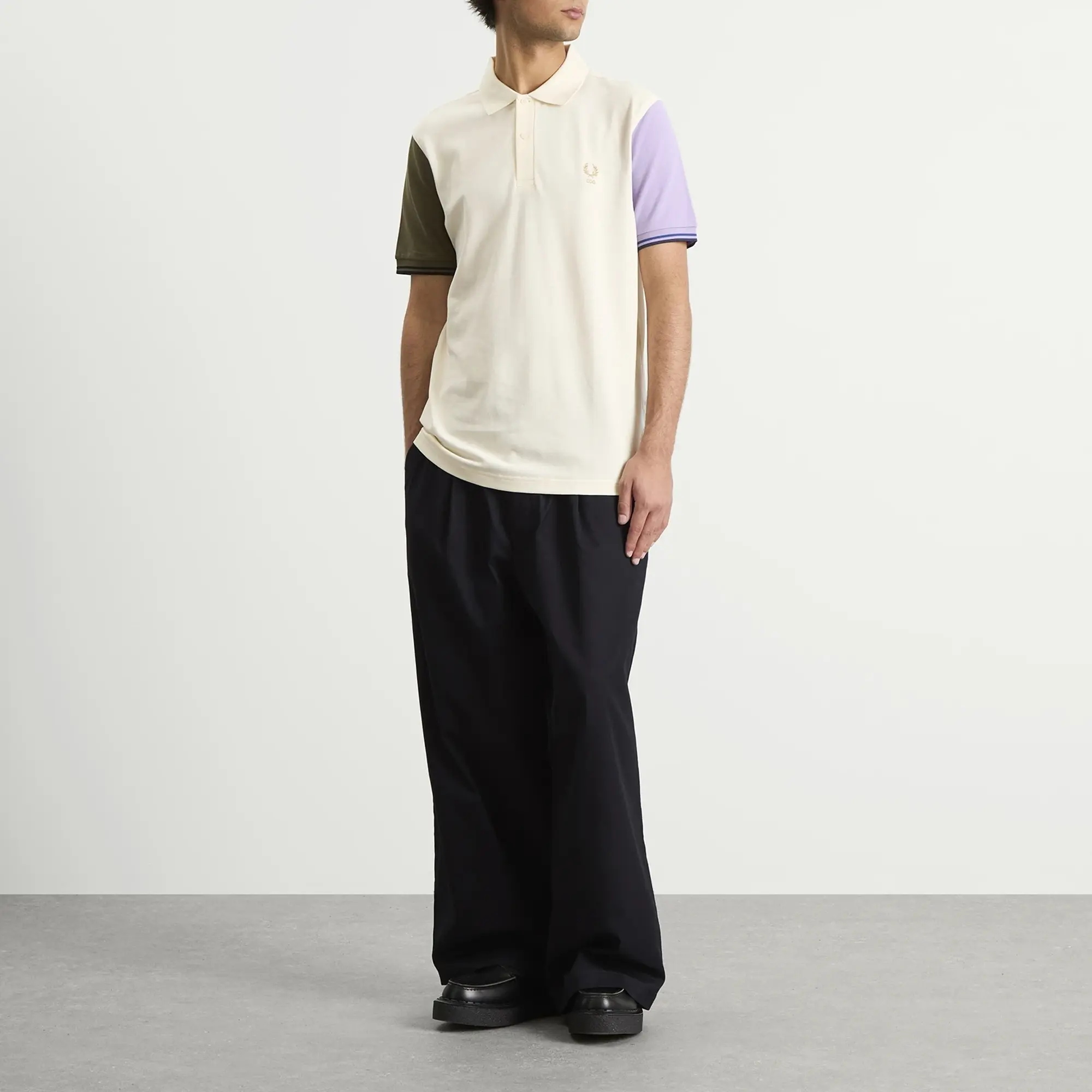 Comme des Garçons SHIRT Men's X Fred Perry Polo Shirt Multi