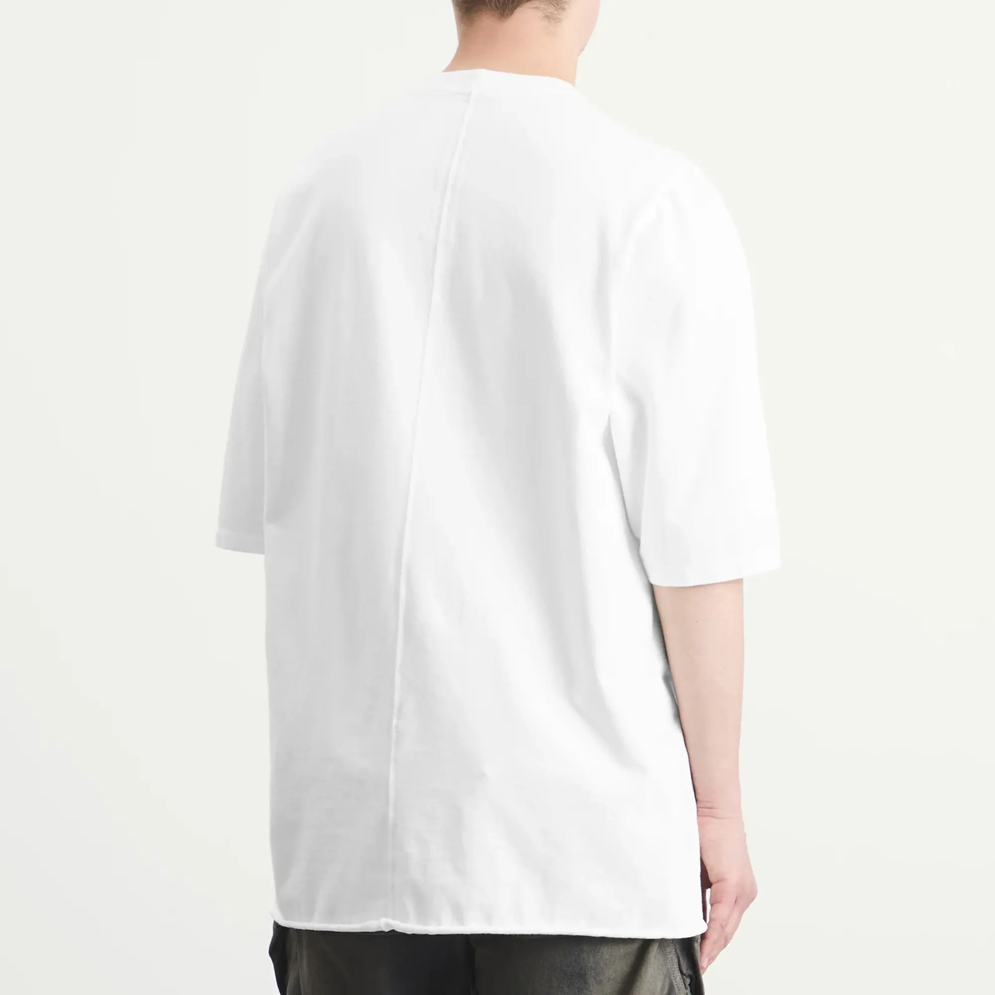 Rick Owens Men's Jumbo Tee Milk