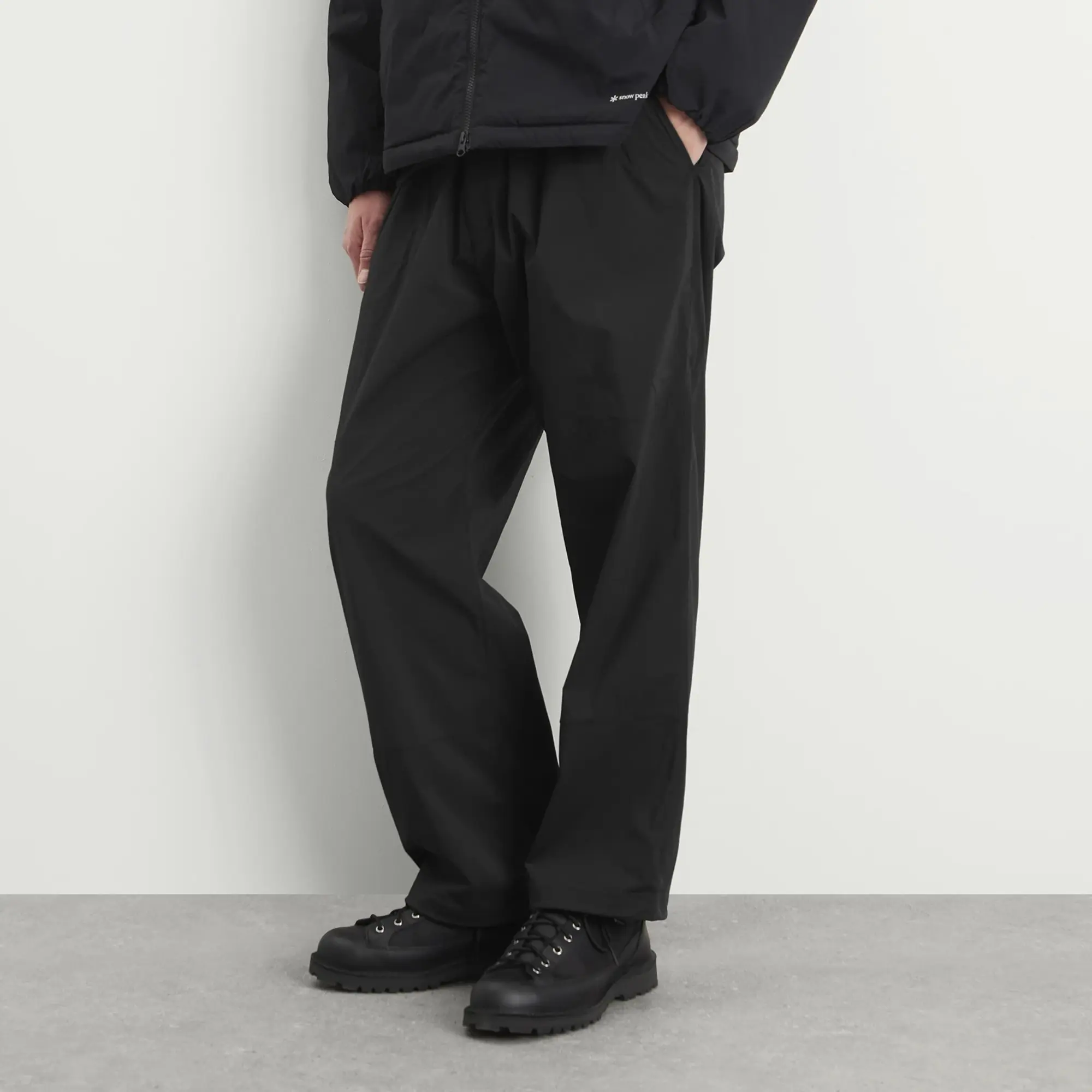 Snow Peak Men's Easy Wide Trousers Black