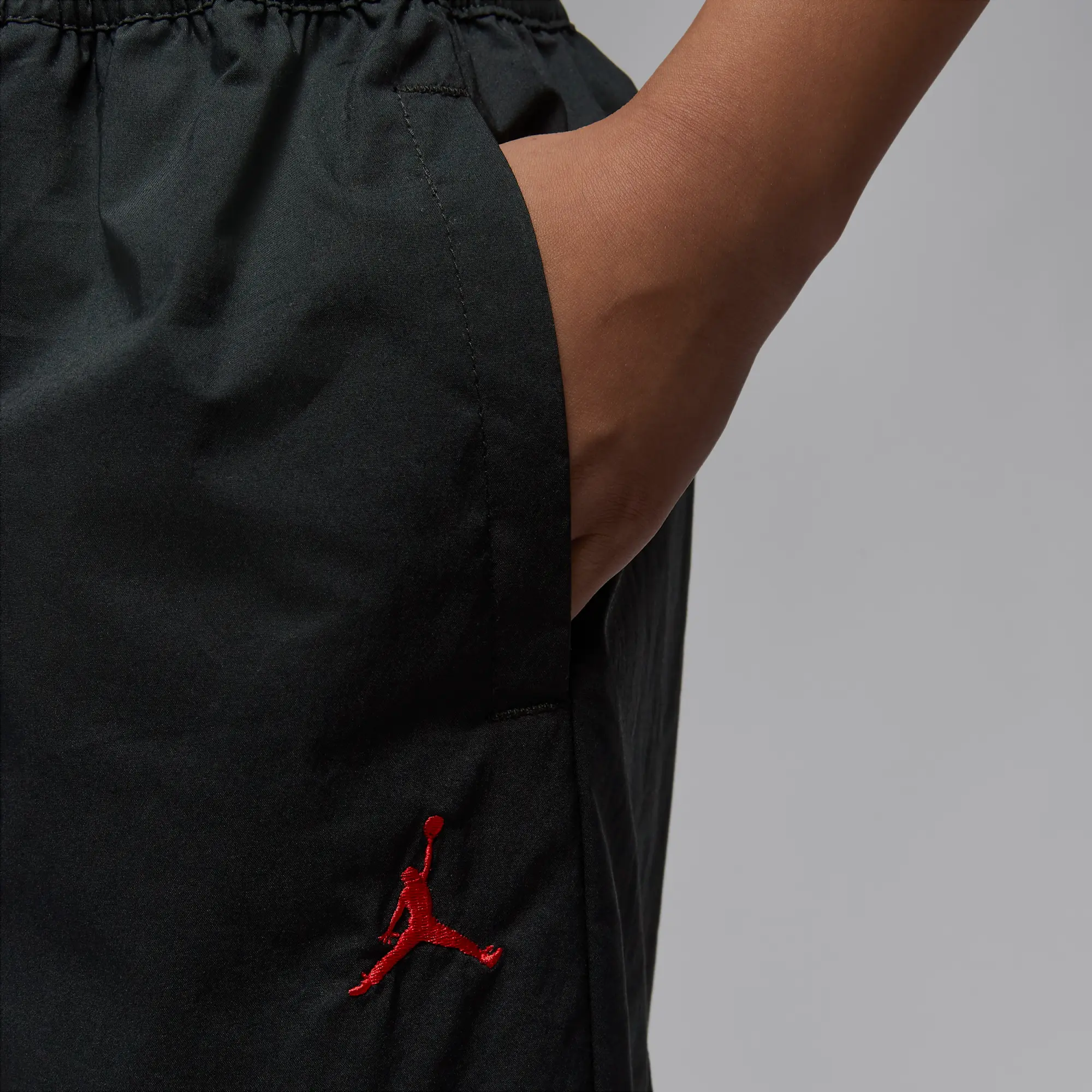Nike Jordan Older Kids' Deep Dish Woven Trousers - Black - Cotton/Polymide/Elastane