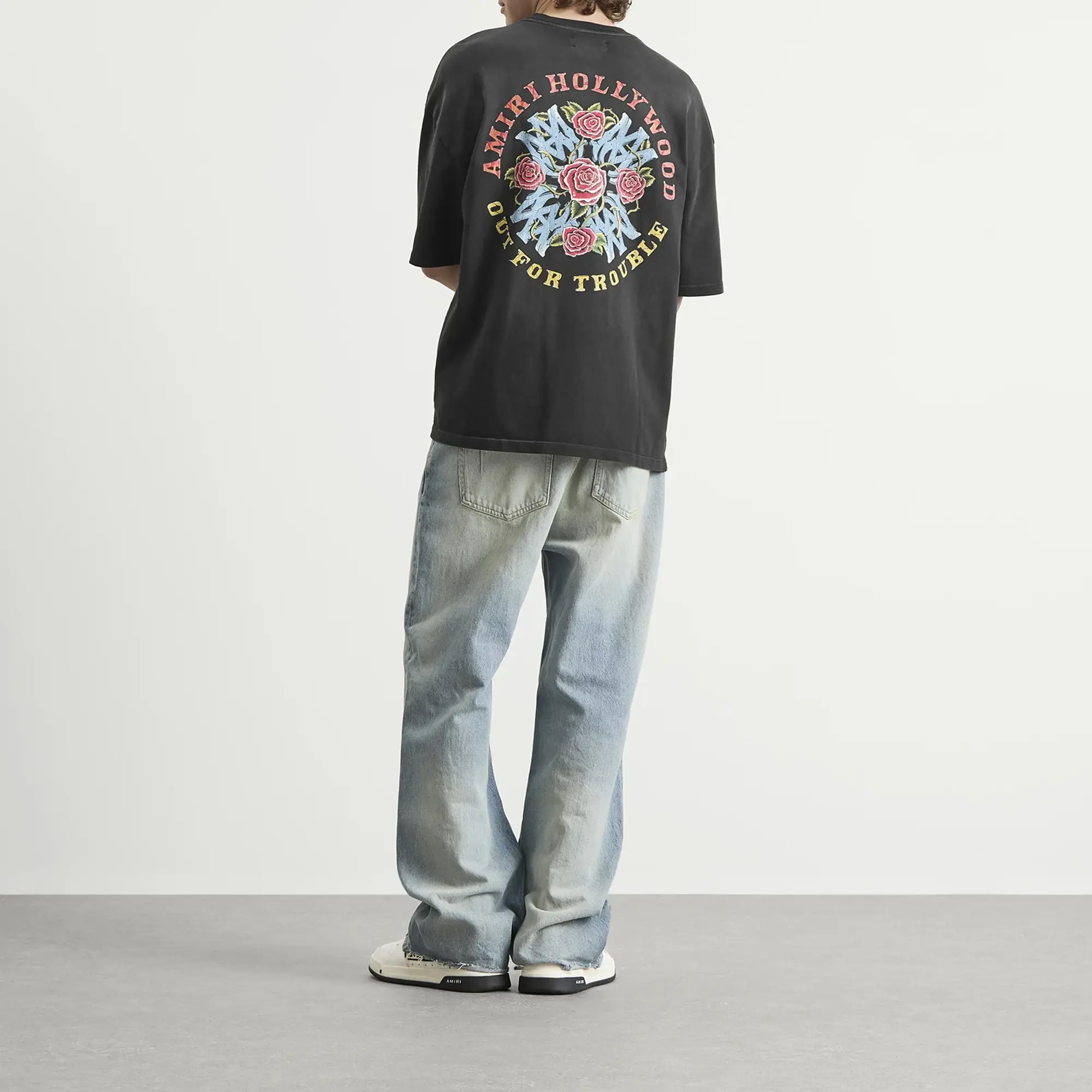 AMIRI Men's Out For Trouble Oversized T-Shirt Black