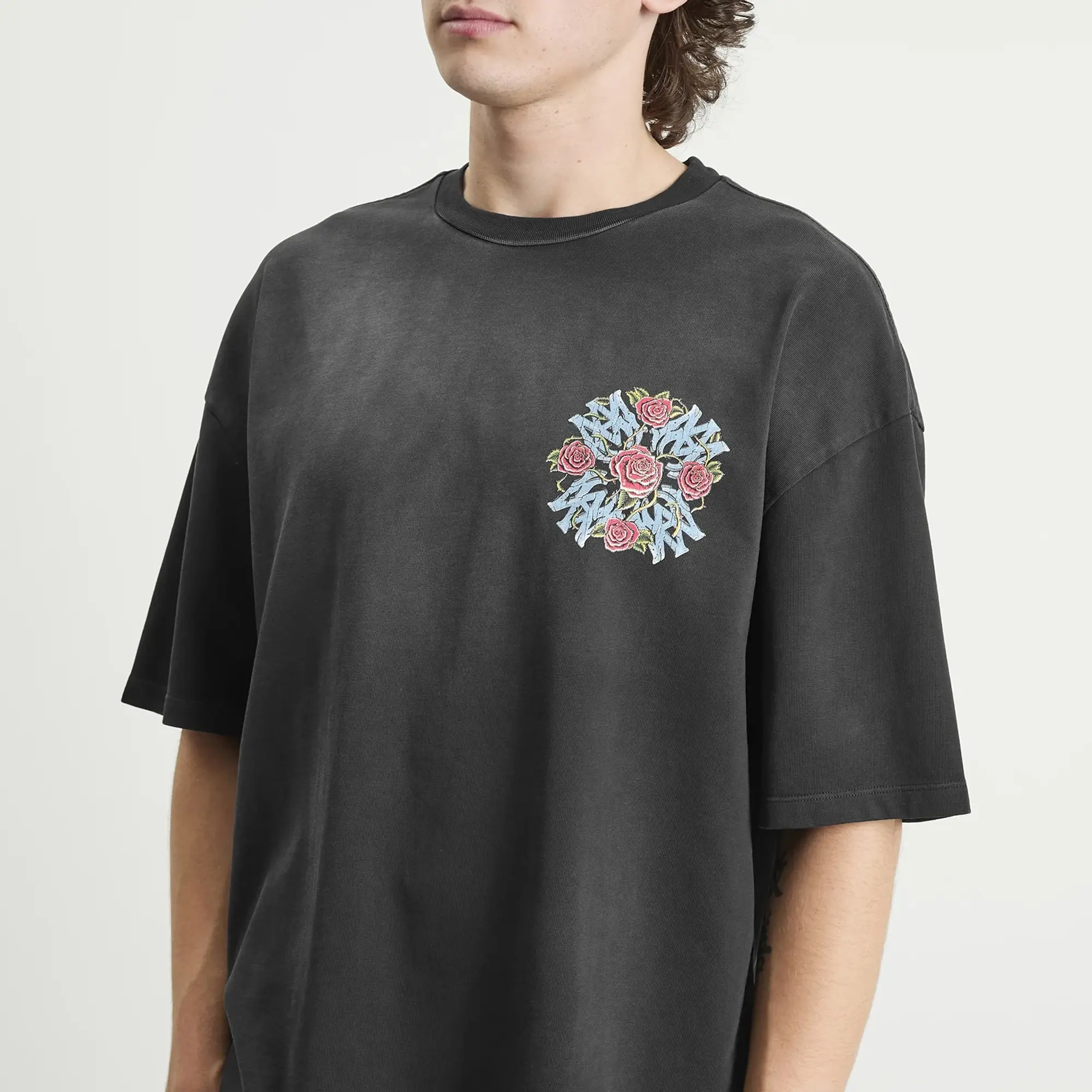 AMIRI Men's Out For Trouble Oversized T-Shirt Black