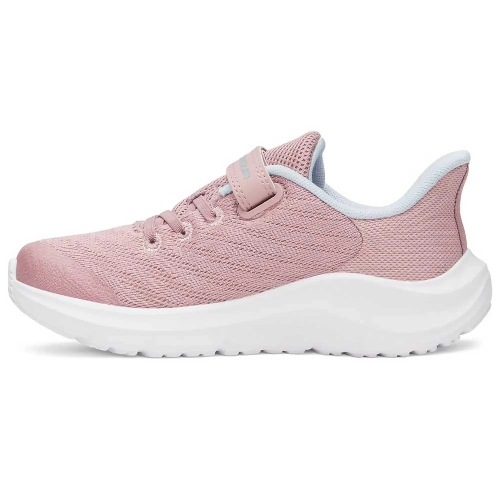 Under Armour  Pursuit 4 Big Logo AC Girls' Pre-School Running Shoes Tourmaline Pink / Nimbus Blue / Stone 13.5
