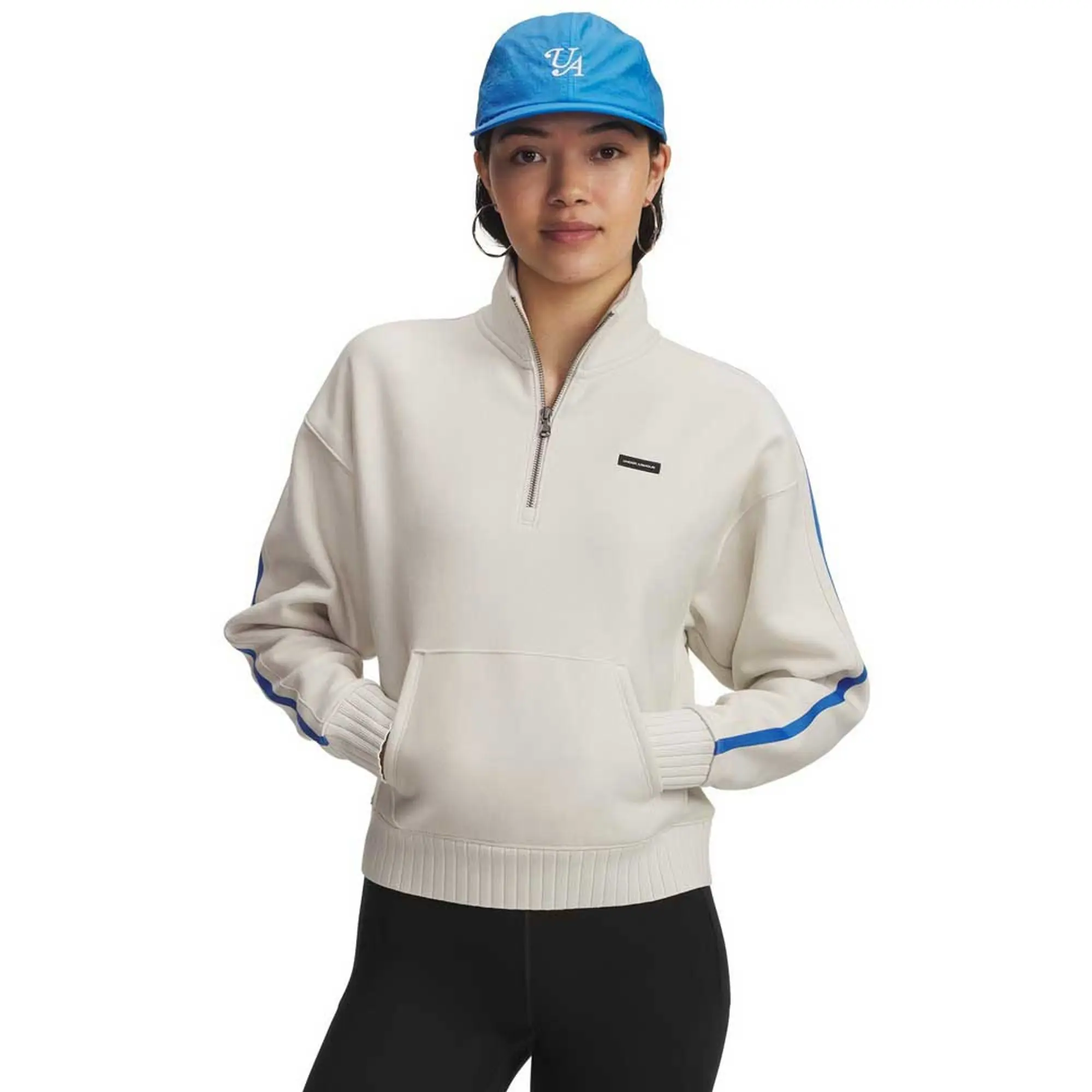 Under Armour  Icon Heavyweight Fleece Women's ½ Zip Summit White / White L