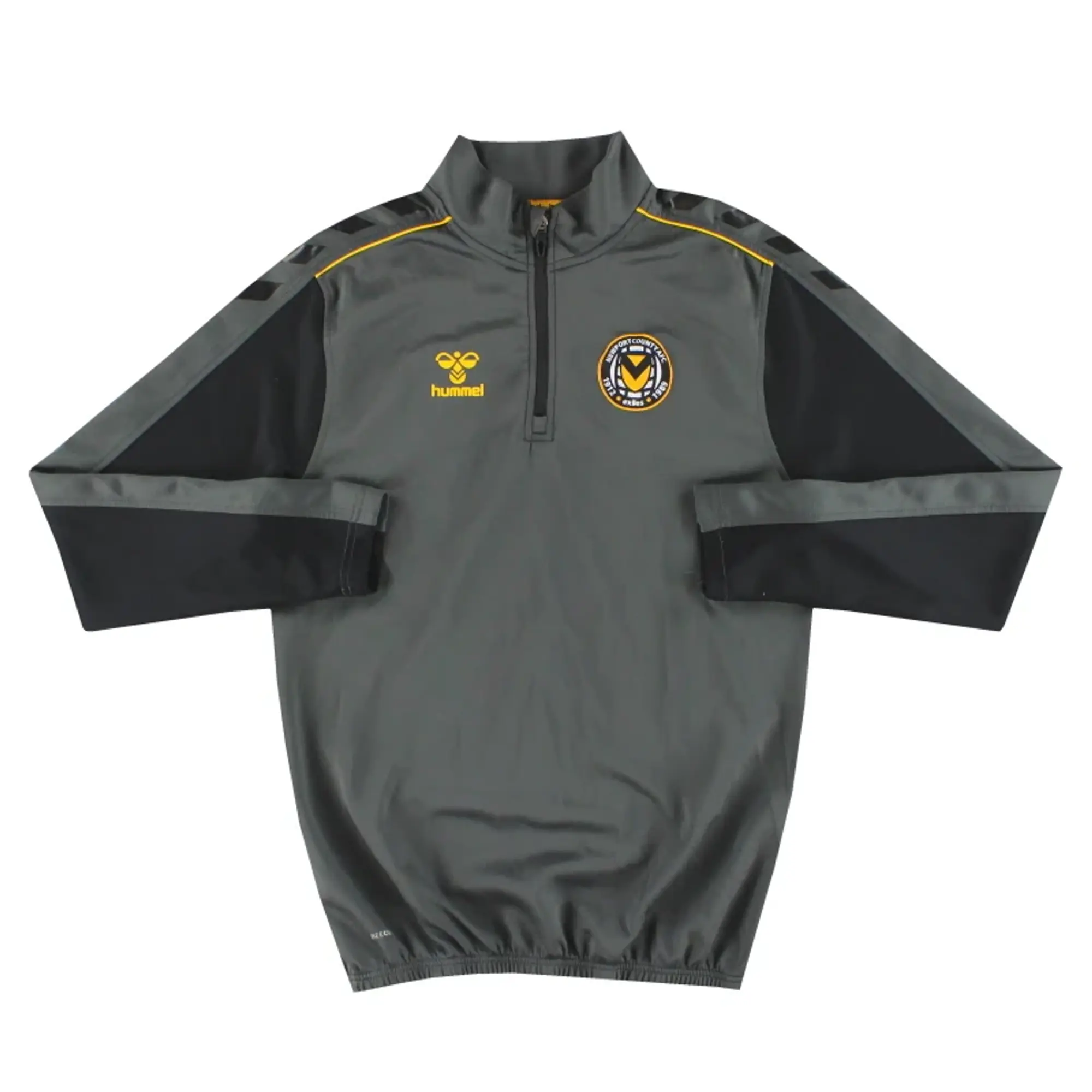 2020's Newport County Hummel 1/4 Zip Training Top S - Newport County / Excellent 