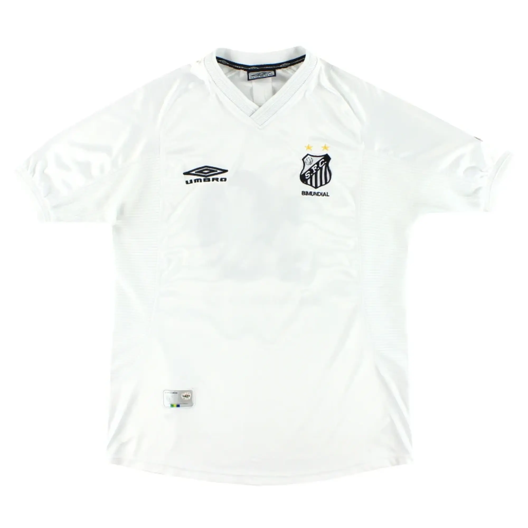 2001 Santos Umbro Home Shirt #10 L - Central and South American Clubs / Very Good 