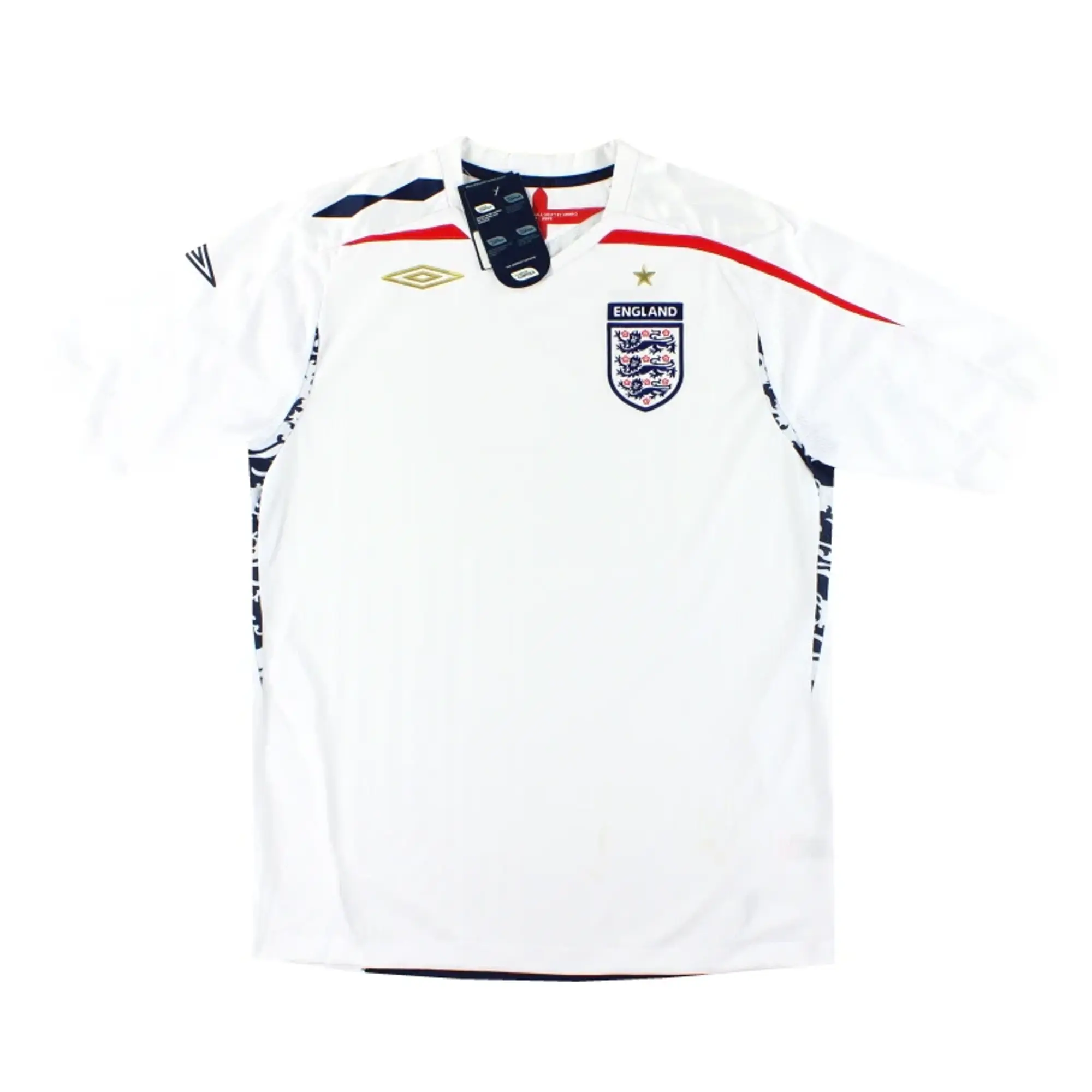 2007-09 England Umbro Home Shirt *w/tags* L - England / w/tags 