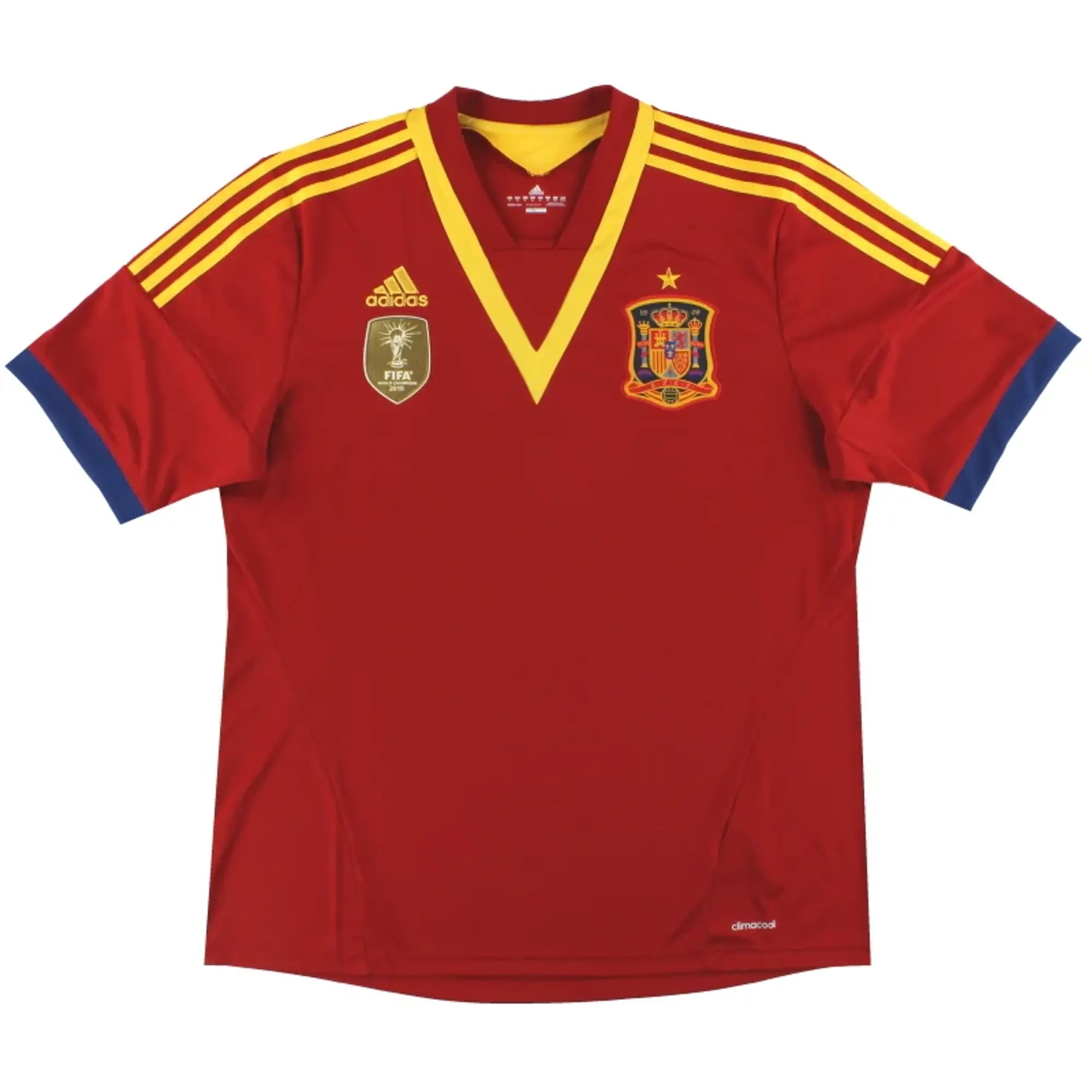 2012-13 Spain adidas Home Shirt S - Spain / Excellent 