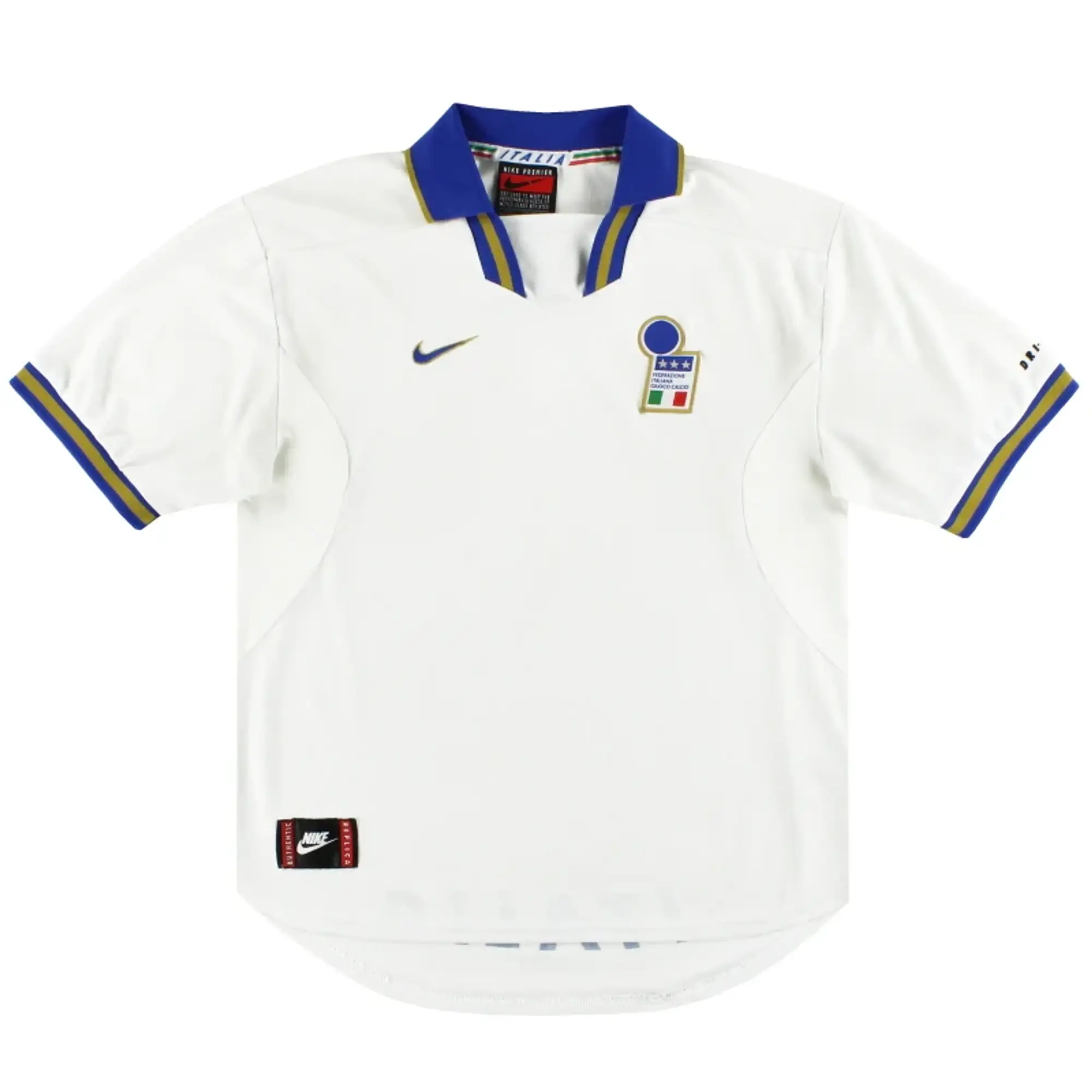1996-97 Italy Nike Away Shirt L - Italy / Excellent 