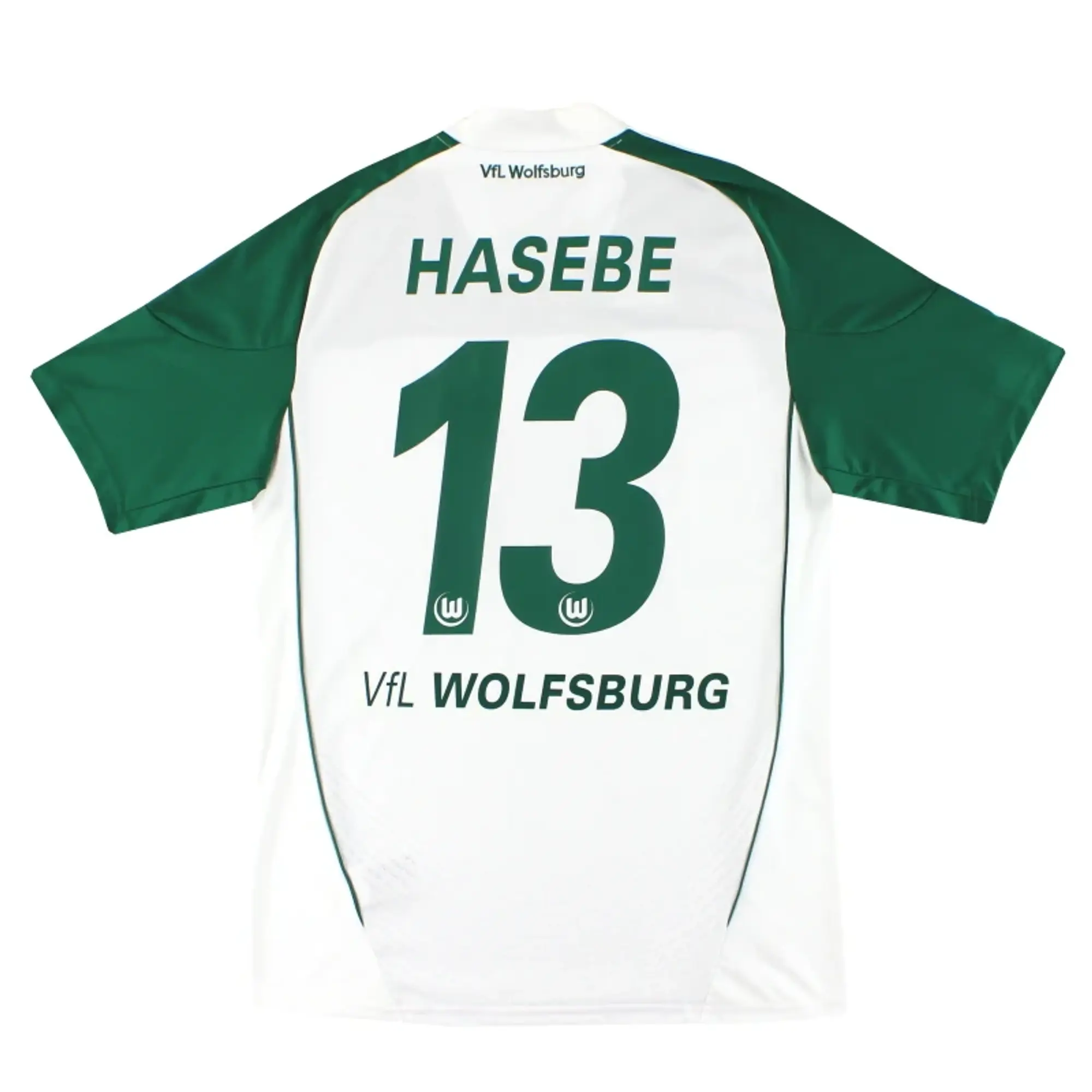 2010-11 Wolfsburg adidas Home Shirt Hasebe #13 *Mint* M - Other German Clubs / Mint 