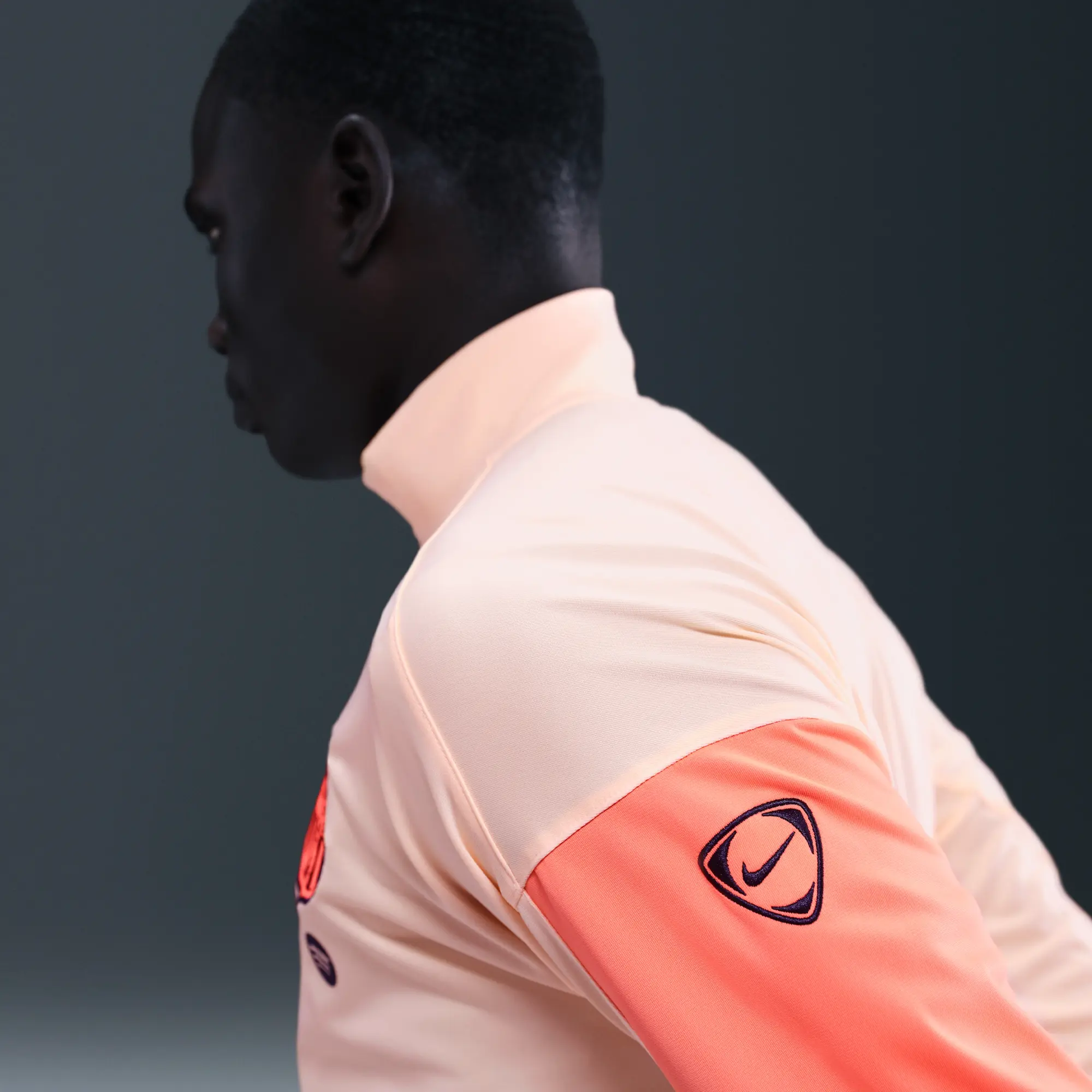 F.C. Barcelona Strike Third Men's Nike Dri-FIT Total 90 Football Knit Tracksuit - Orange - Polyester