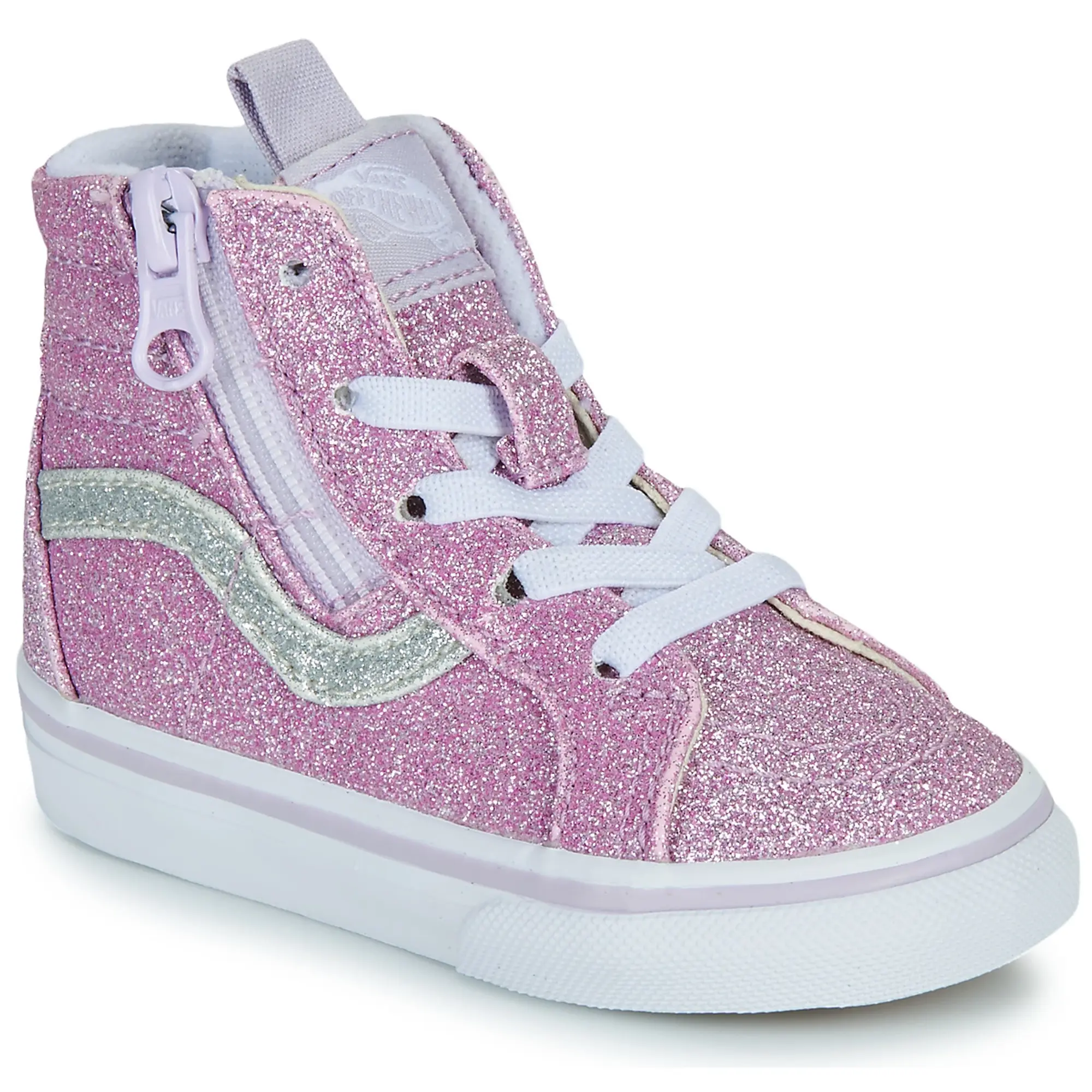 Vans  SK8-Hi Reissue Side Zip  girls's Children's Shoes (High-top Trainers) in Pink