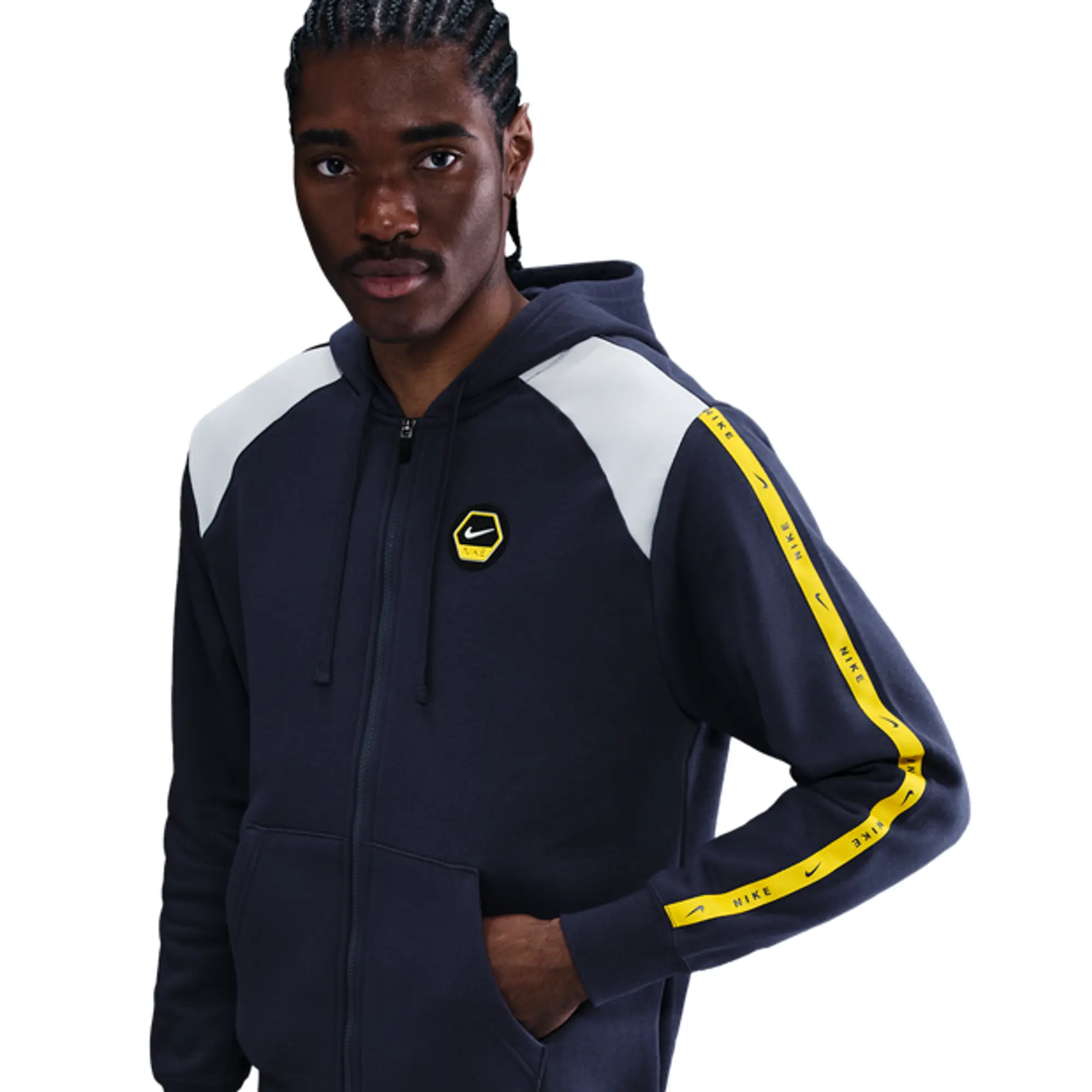Nike Swoosh Men Hoodies - Blue