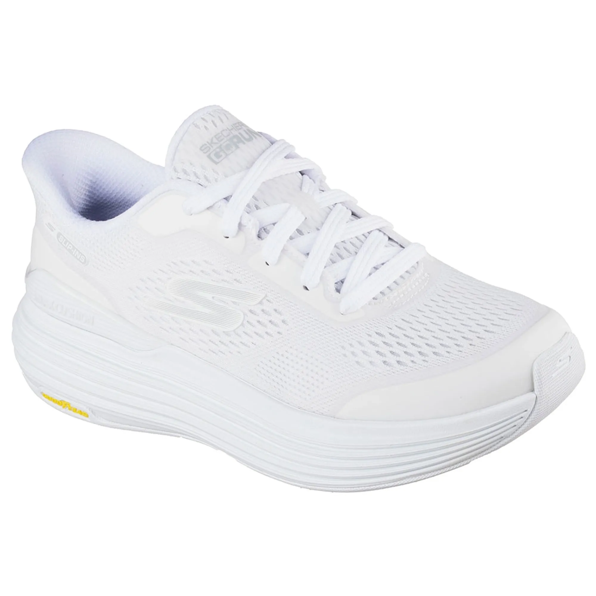 Skechers Women's Slip-ins: Max Cushioning Suspension - Chrone Sneaker in White