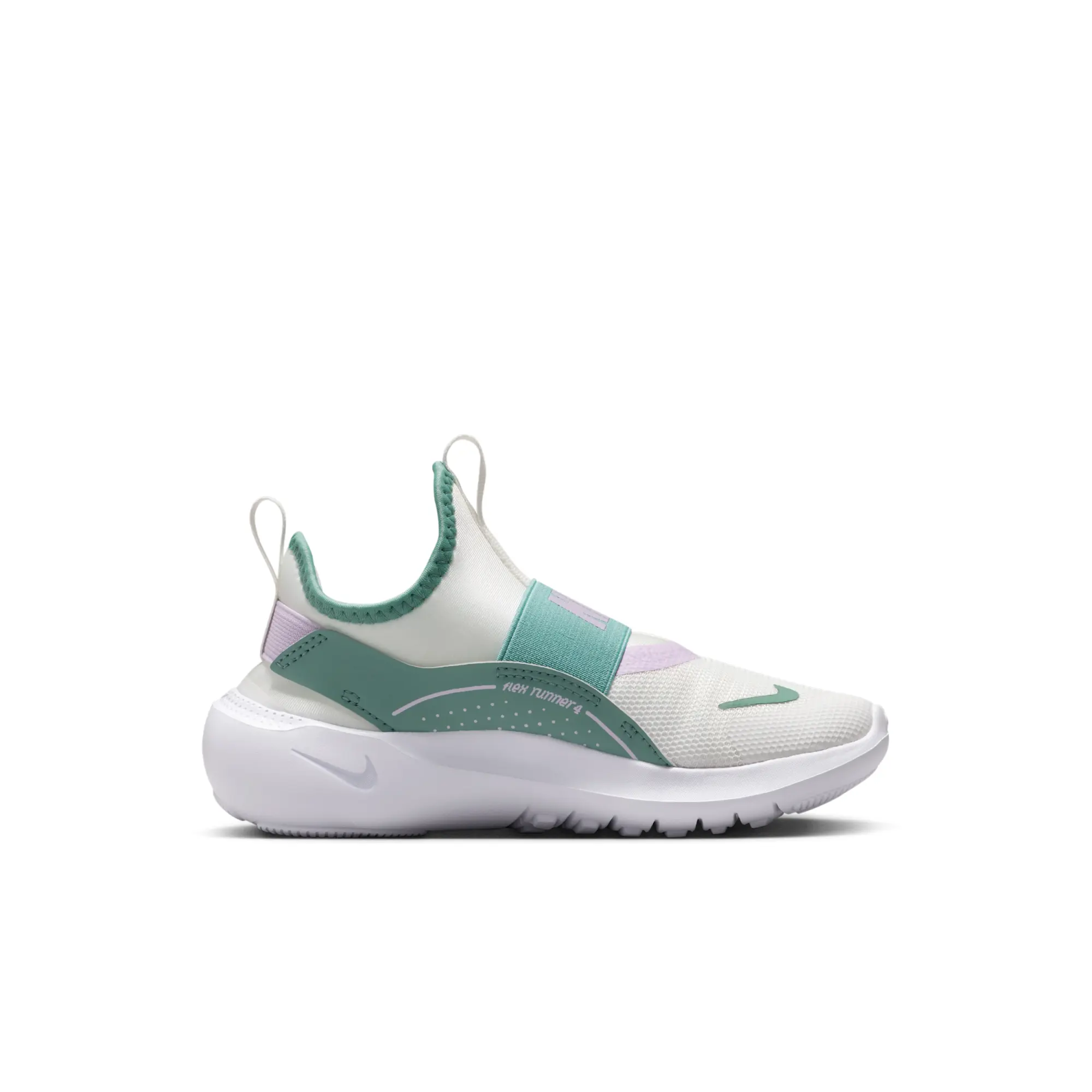 Nike Flex Runner 4 Younger Kids' Shoes - White