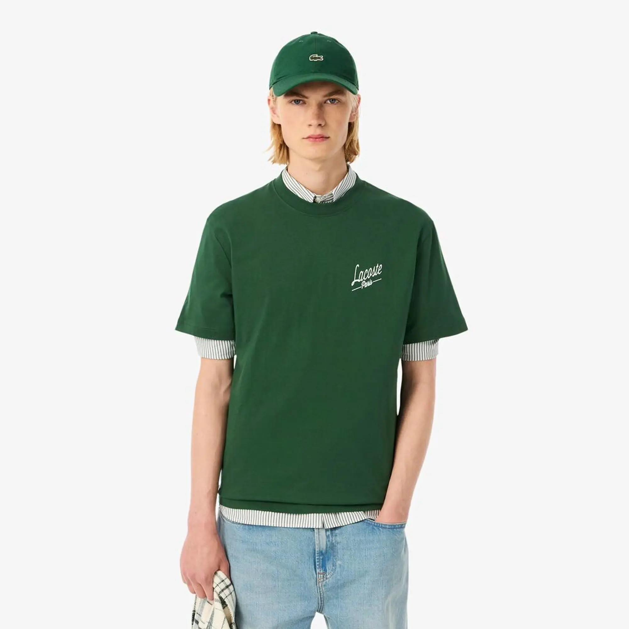 Lacoste Multi Print Jersey T-shirt - Pine Green