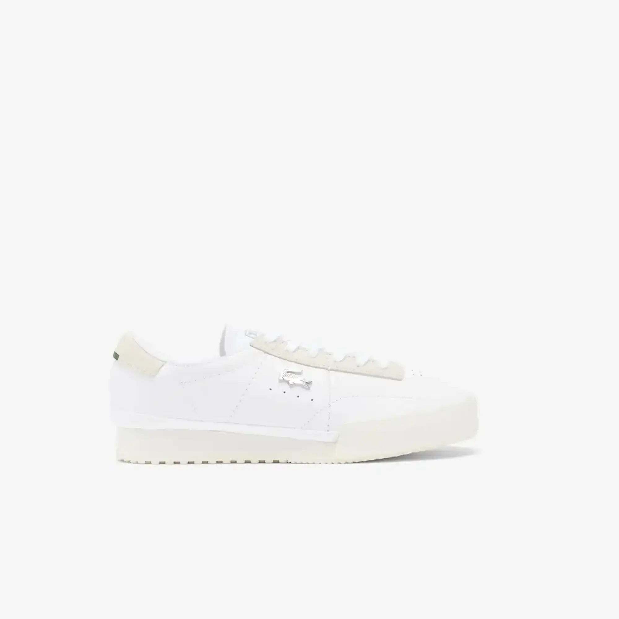 Lacoste Women’s Aura Leather Sneakers - White & Off White