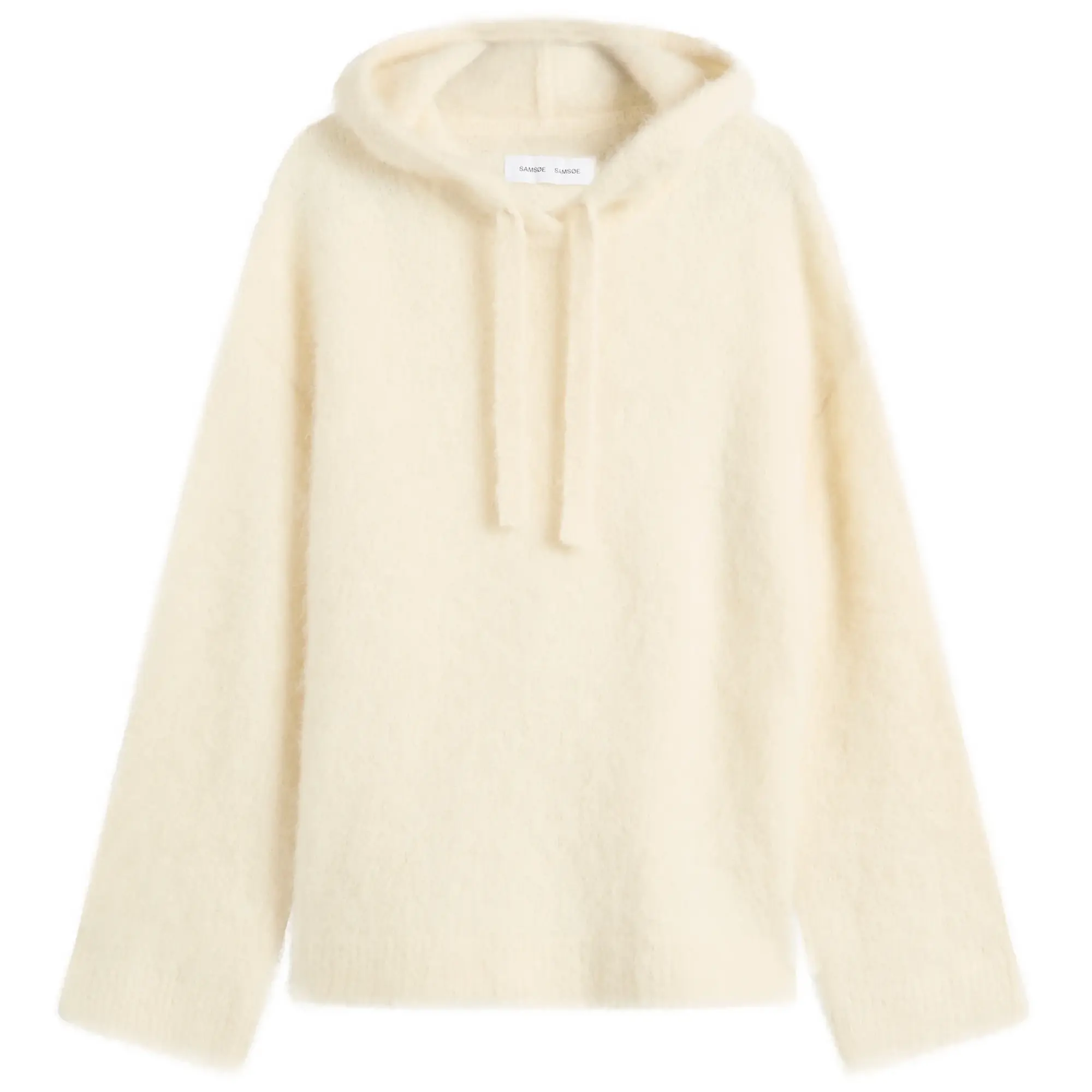 Samsøe Samsøe Women's Sajeanne Knit Hoodie Clear Cream
