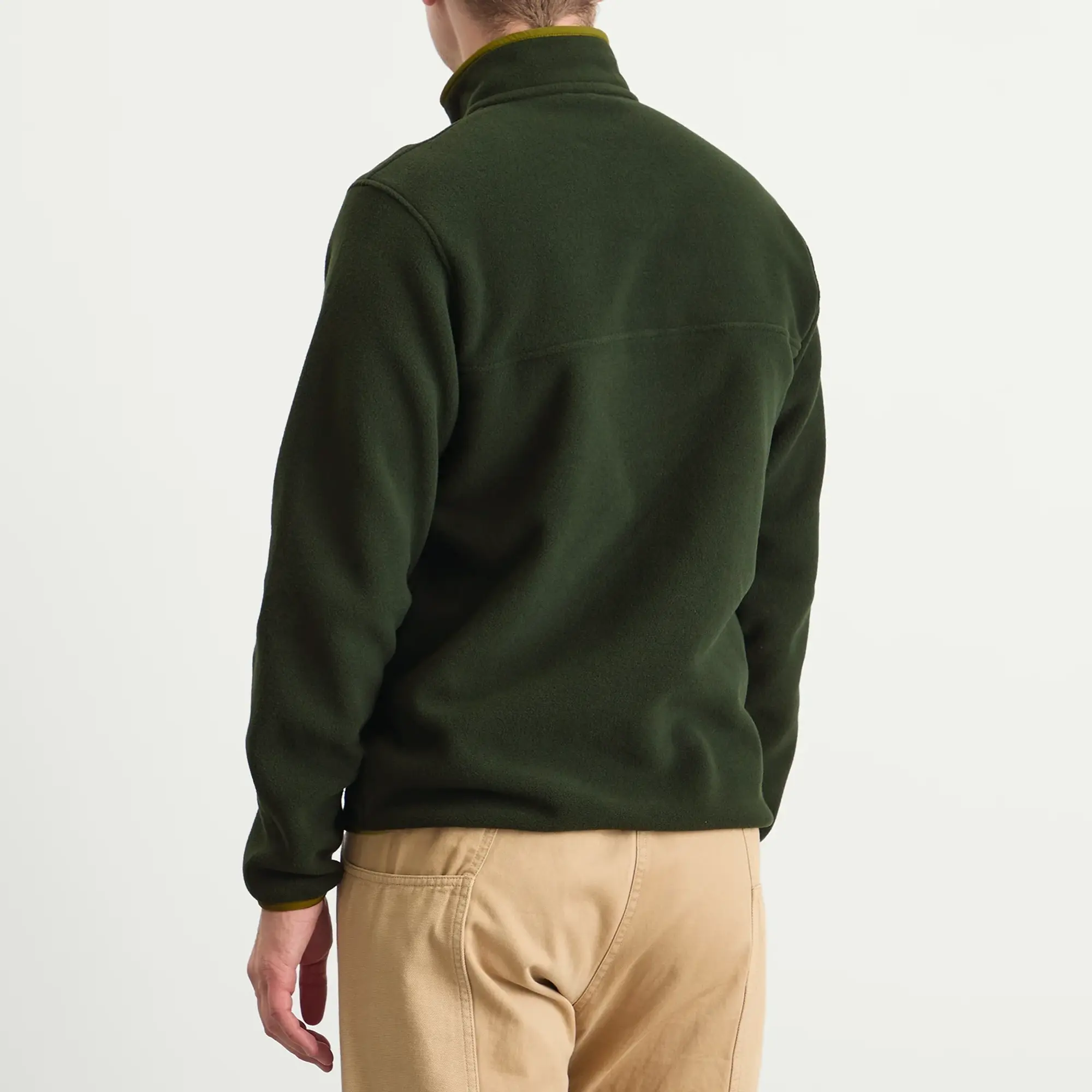 Patagonia Men's Lightweight Synchilla Snap-T Pullover Old Growth Green