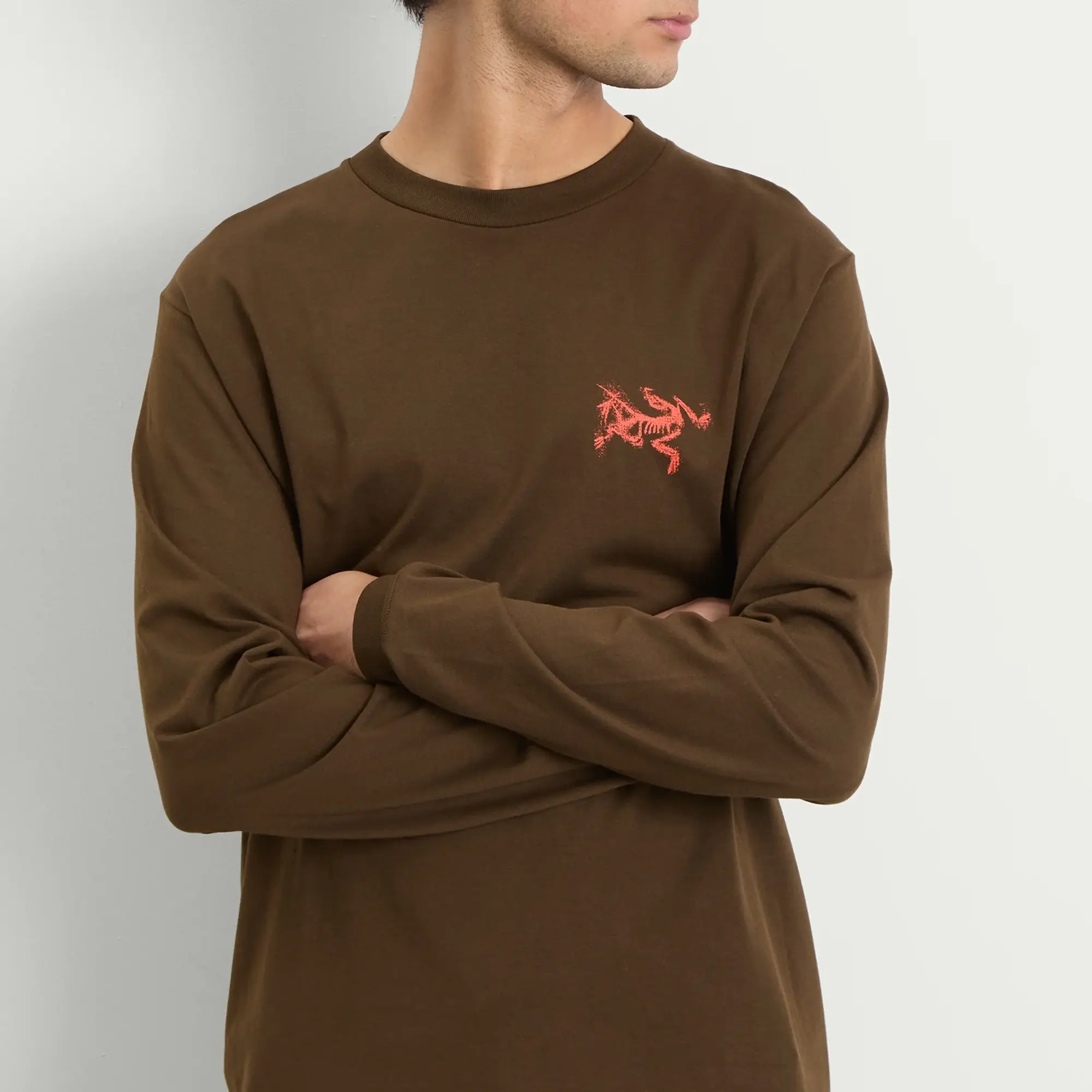 Arc'teryx Men's Kragg SL Bird Tile LS T-Shirt Presented By END. Carob/Dynasty