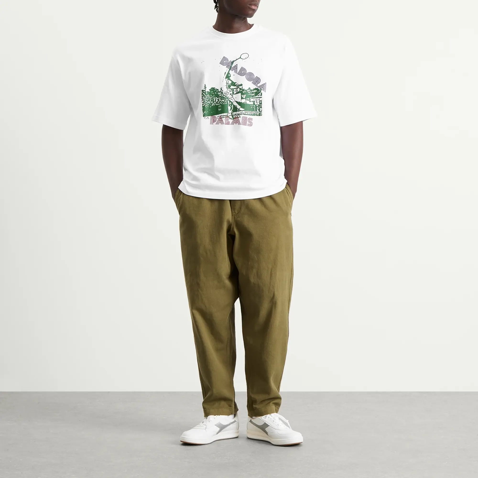 Diadora Men's Legacy T-Shirt Optical White