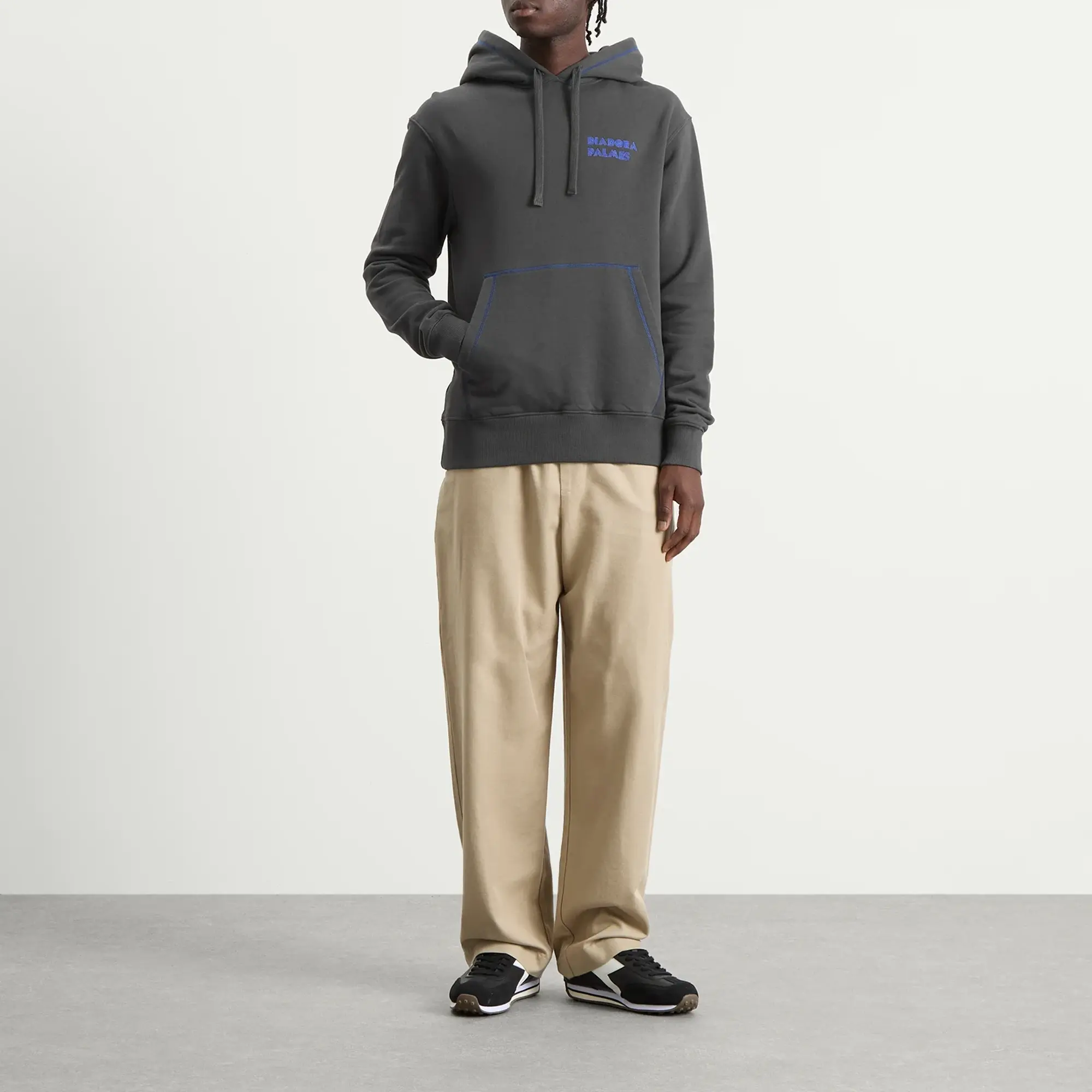 Diadora Men's Legacy Hoodie Black Oyster